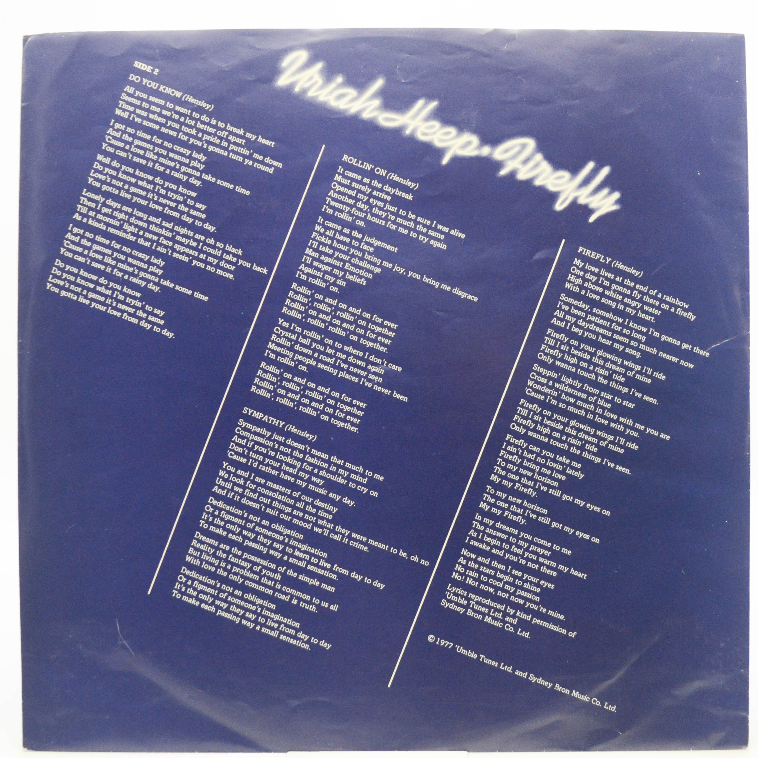 Uriah Heep — Firefly, 1977