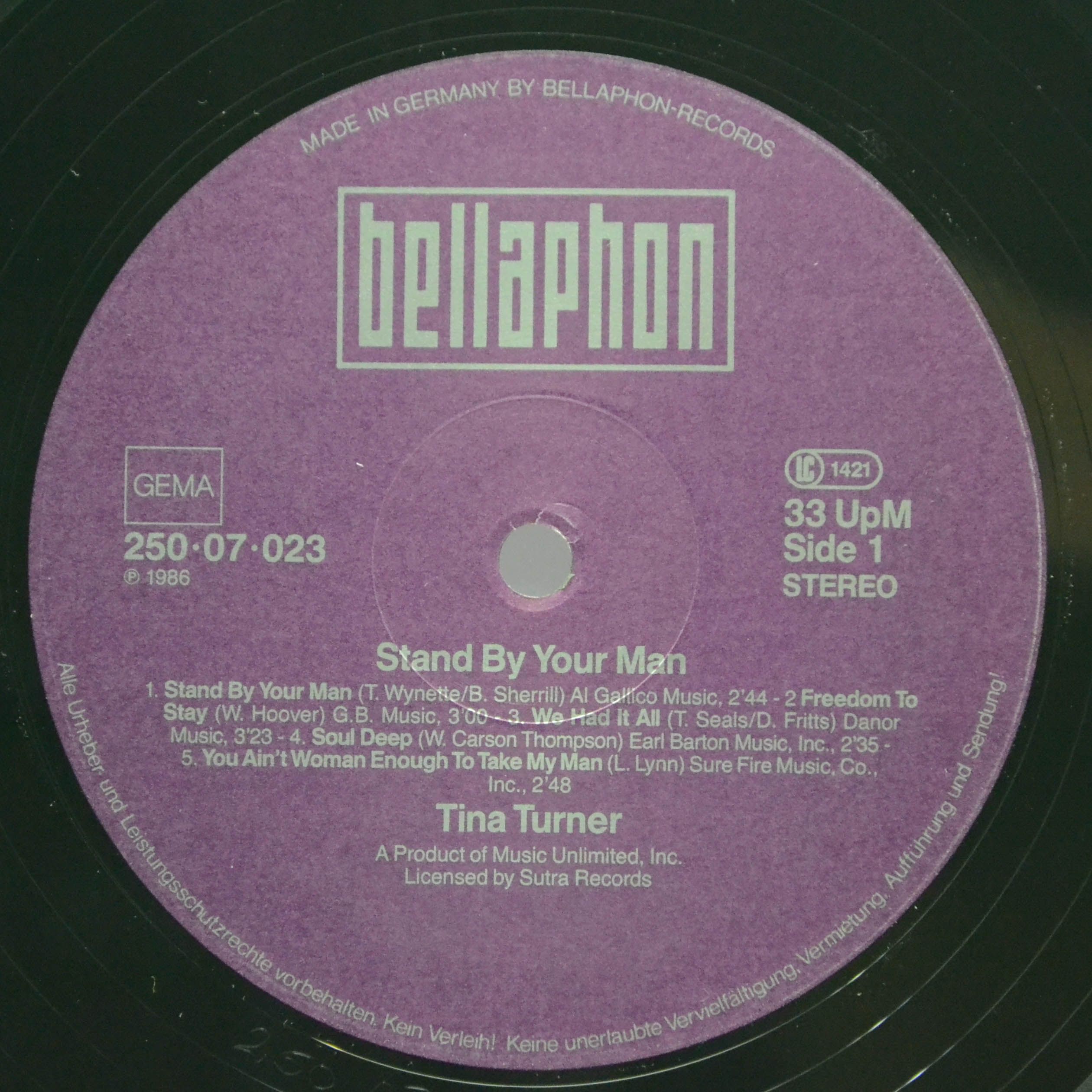Tina Turner — Stand By Your Man, 1986