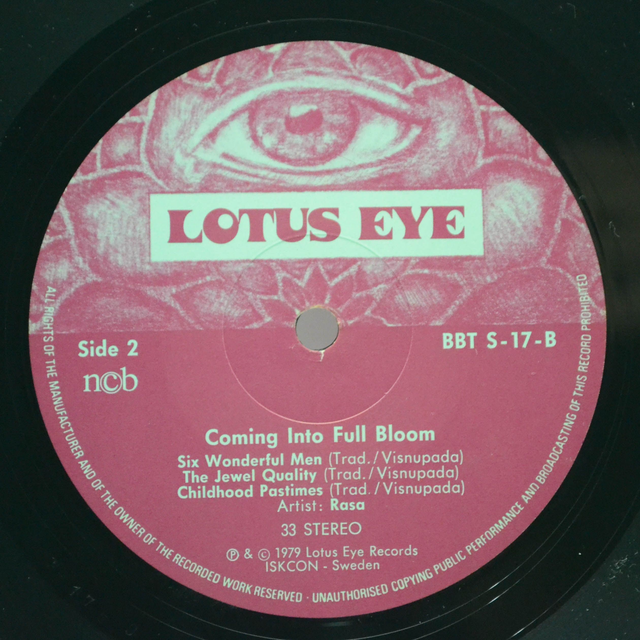 Rasa — Coming Into Full Bloom, 1979