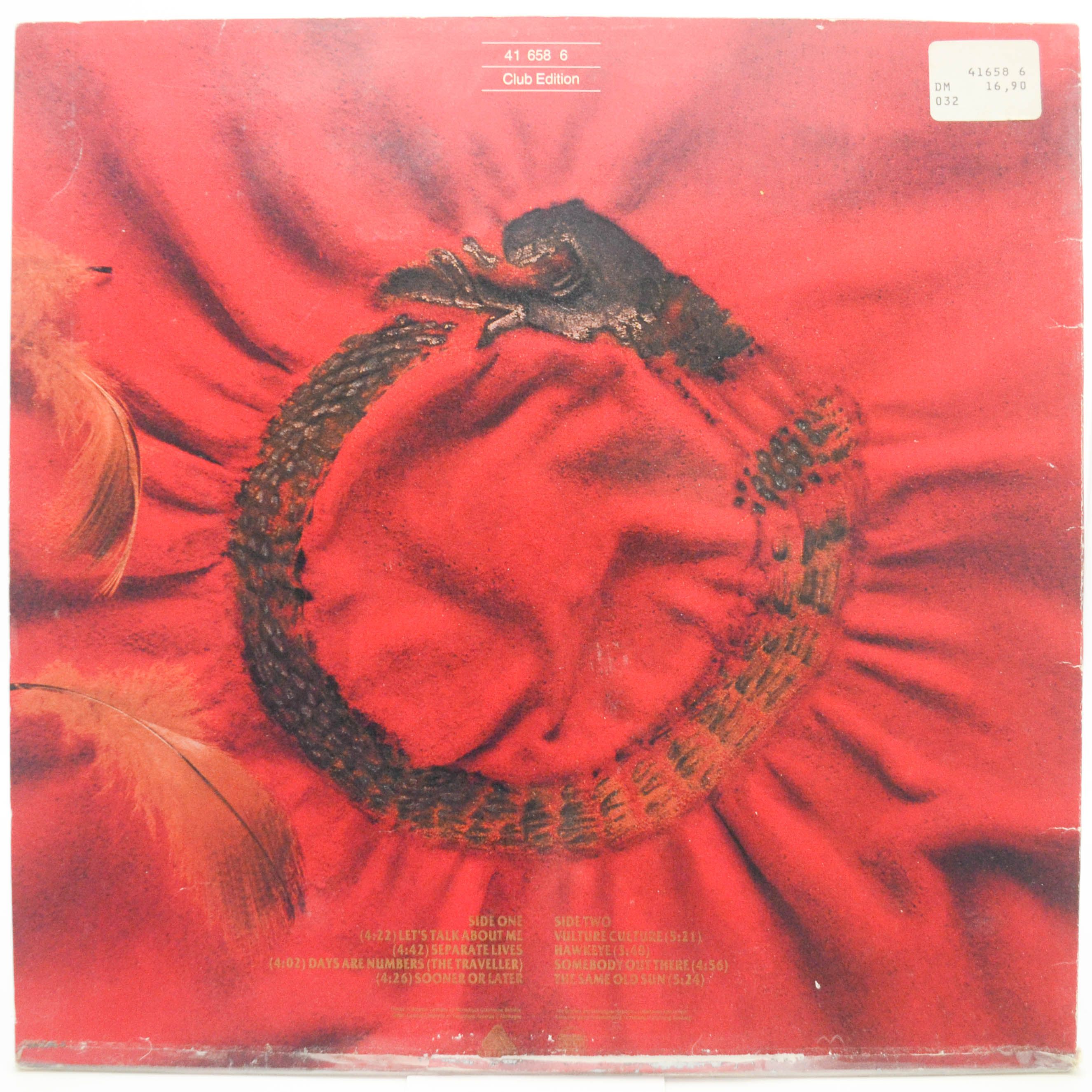 Alan Parsons Project — Vulture Culture, 1985