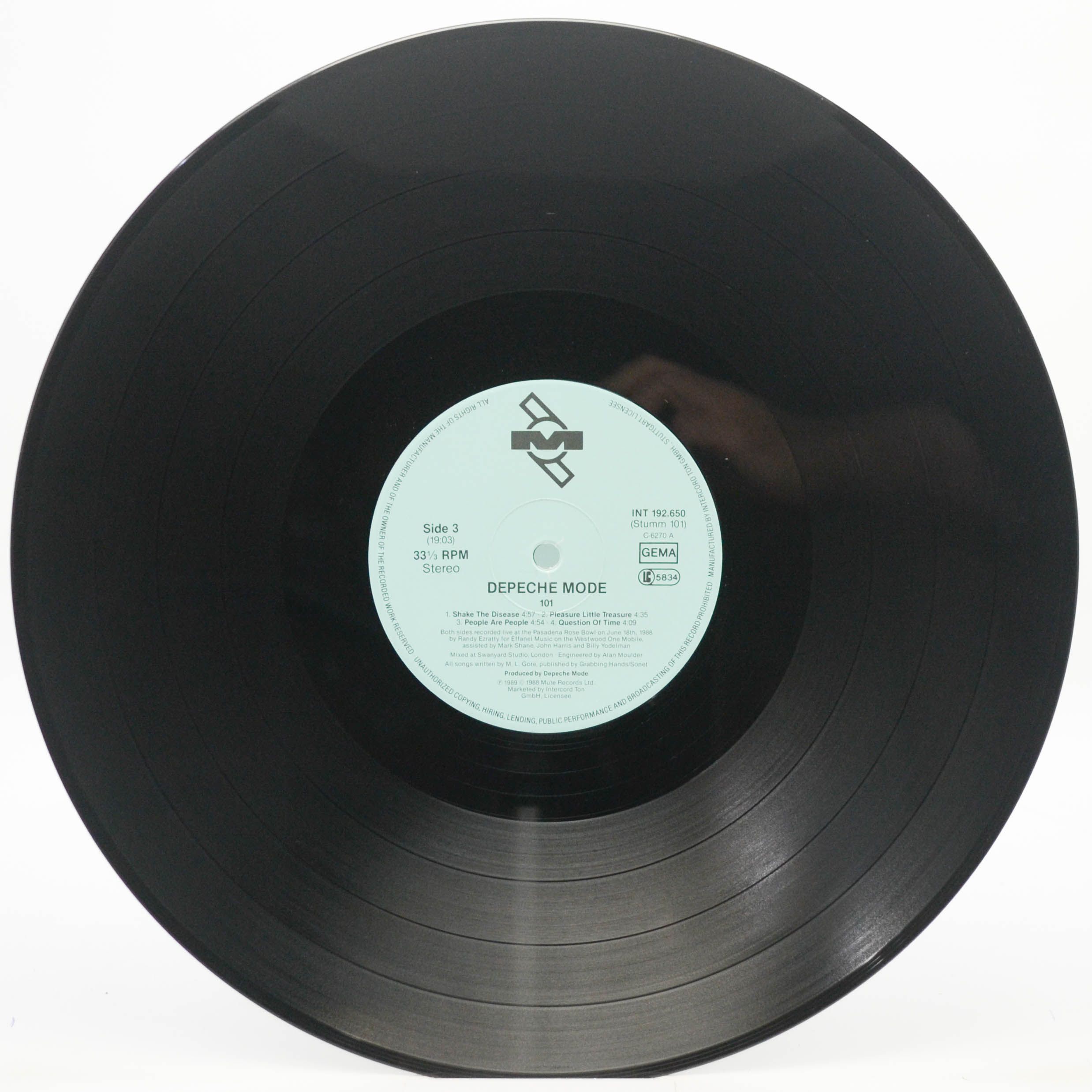 Depeche Mode — 101 (2LP), 1989