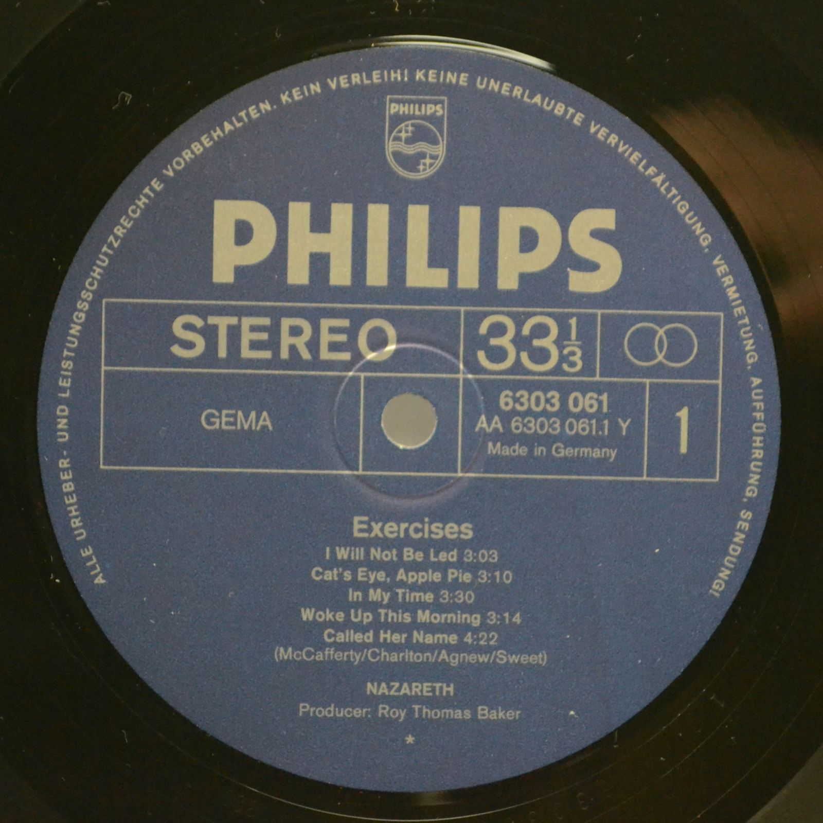 Nazareth — Exercises, 1972