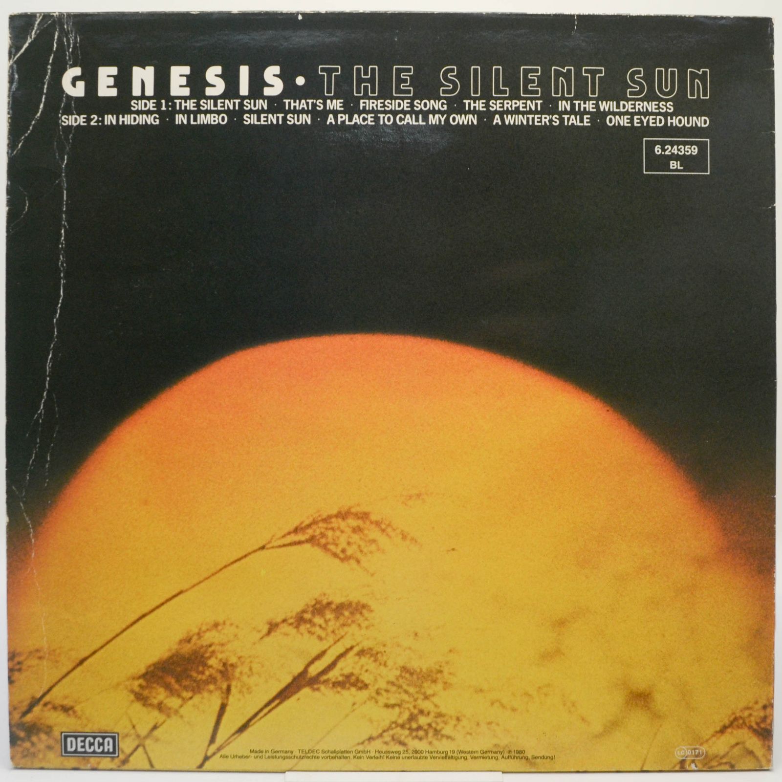 Genesis — The Silent Sun, 1968