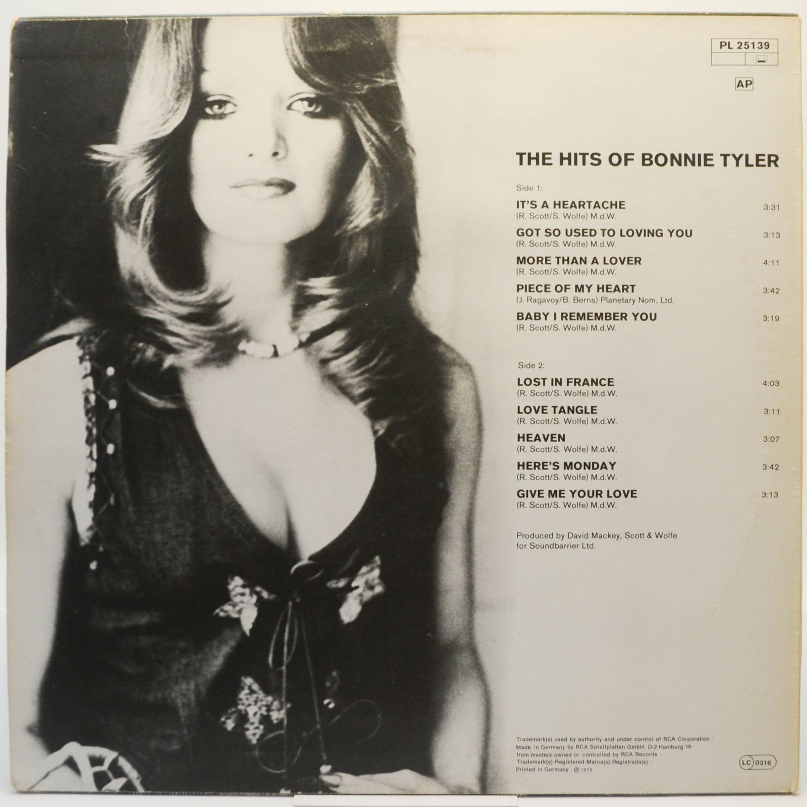 Bonnie Tyler — The Hits Of Bonnie Tyler, 1978