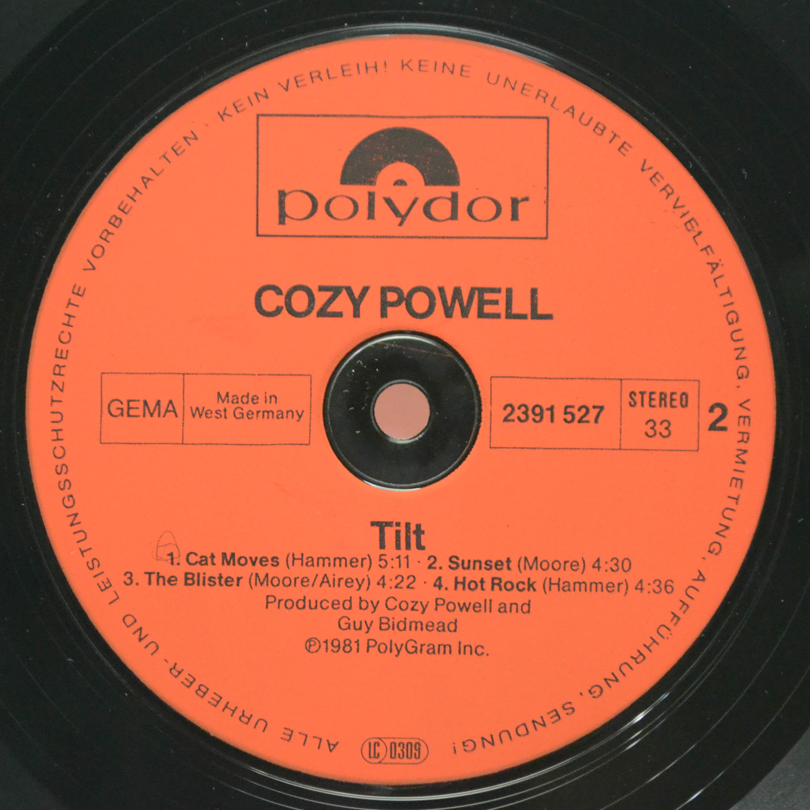 Cozy Powell — Tilt, 1981