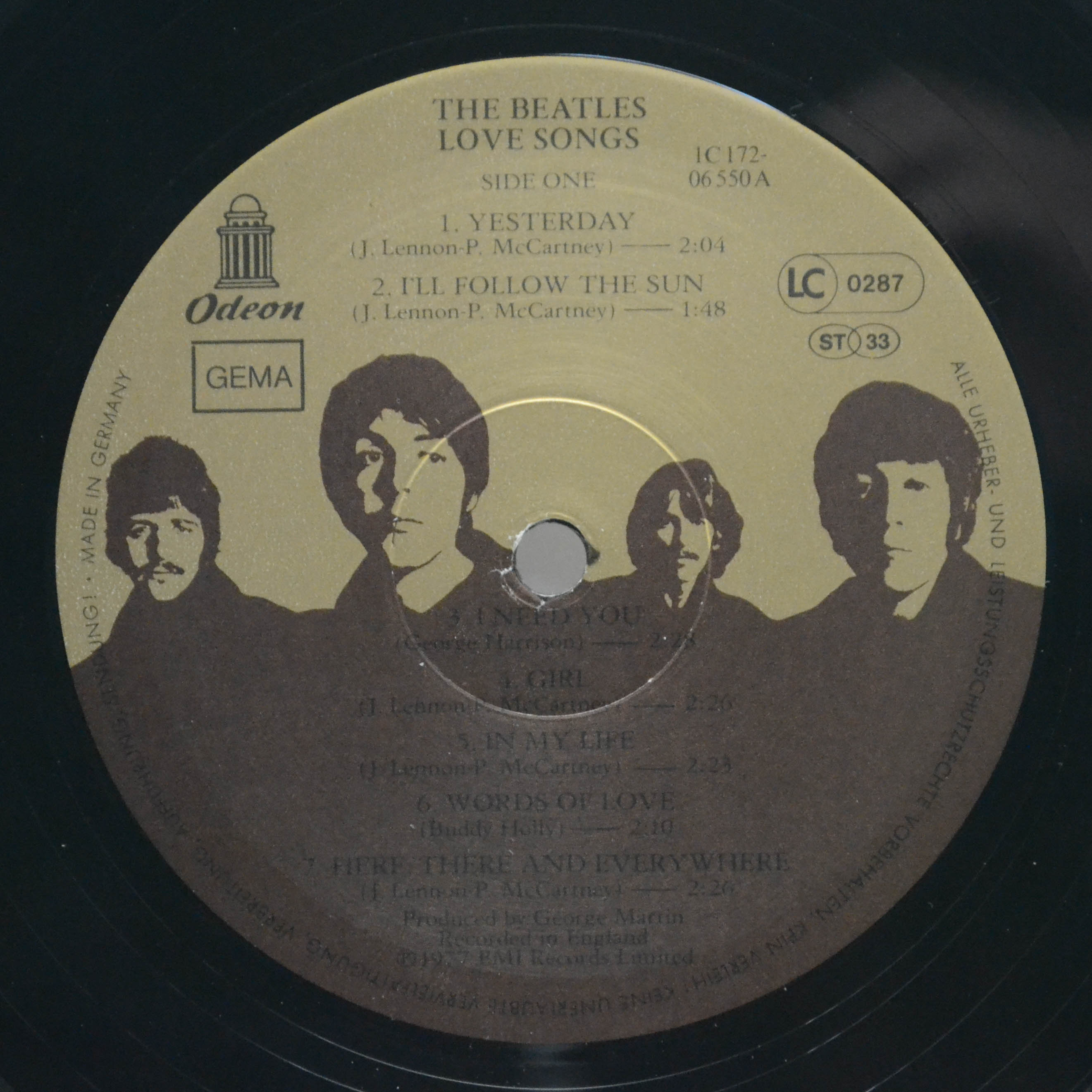 Beatles — Love Songs (2LP), 1977