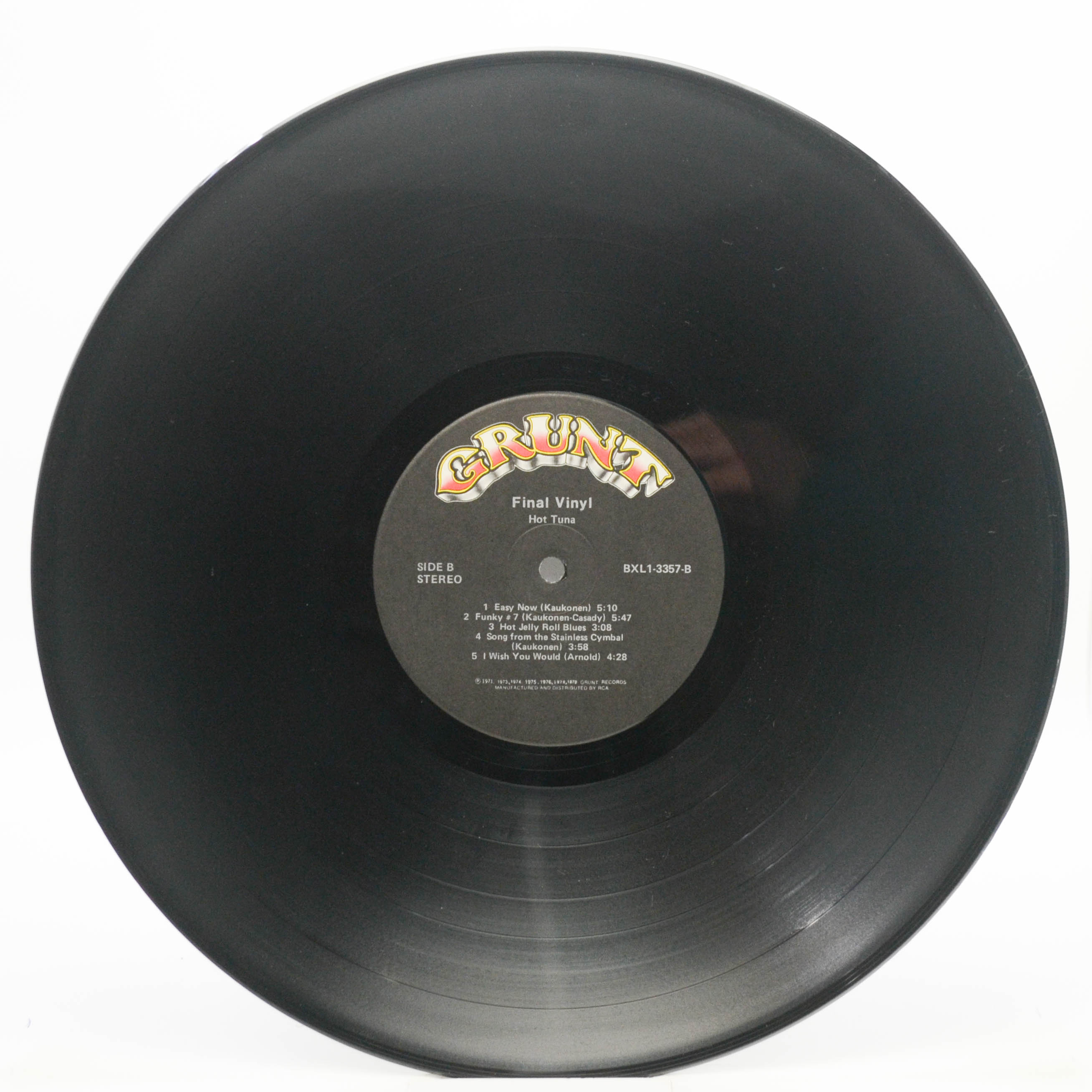 Hot Tuna — Final Vinyl (1-st, USA), 1979