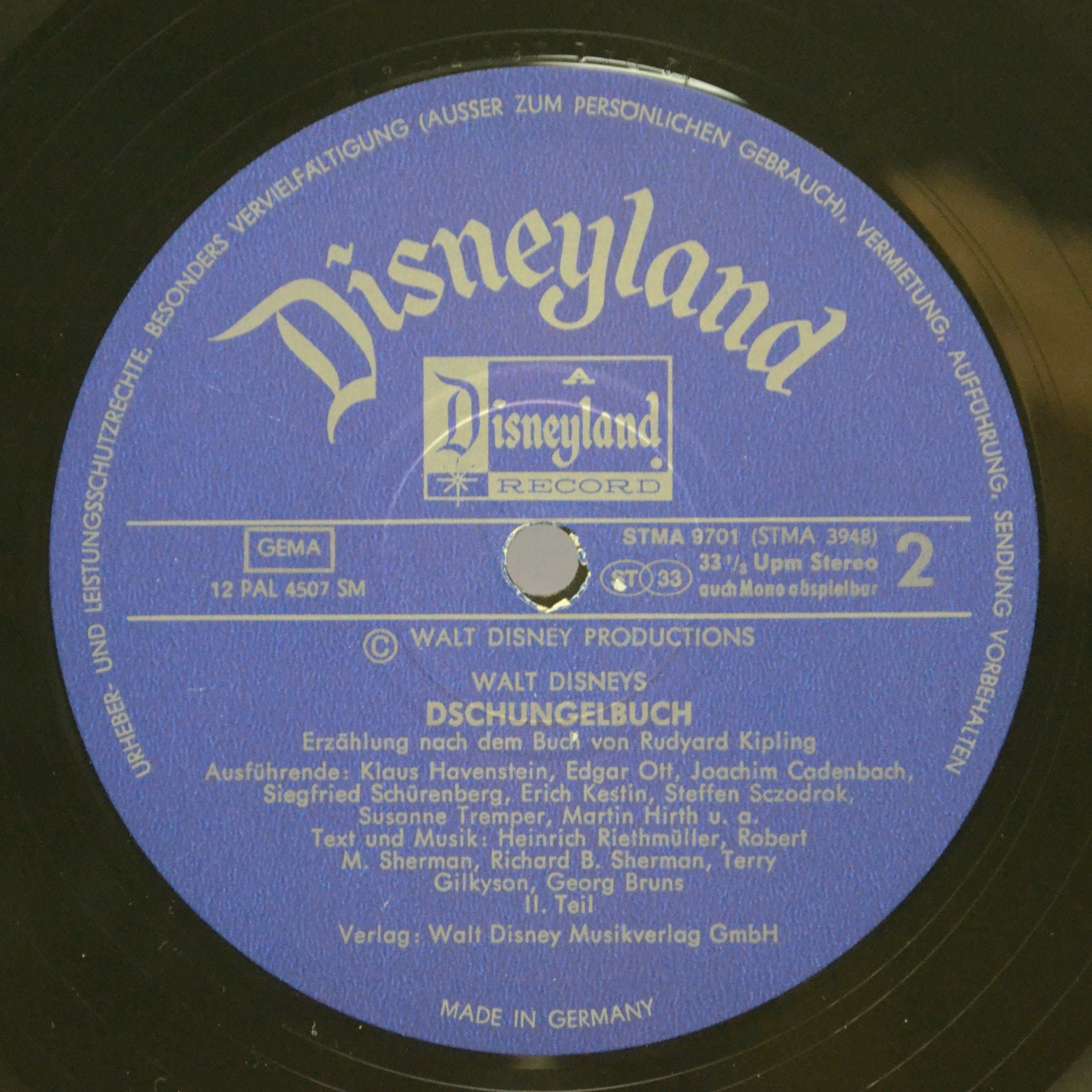 Walt Disney — Dschungel Buch (booklet), 1972