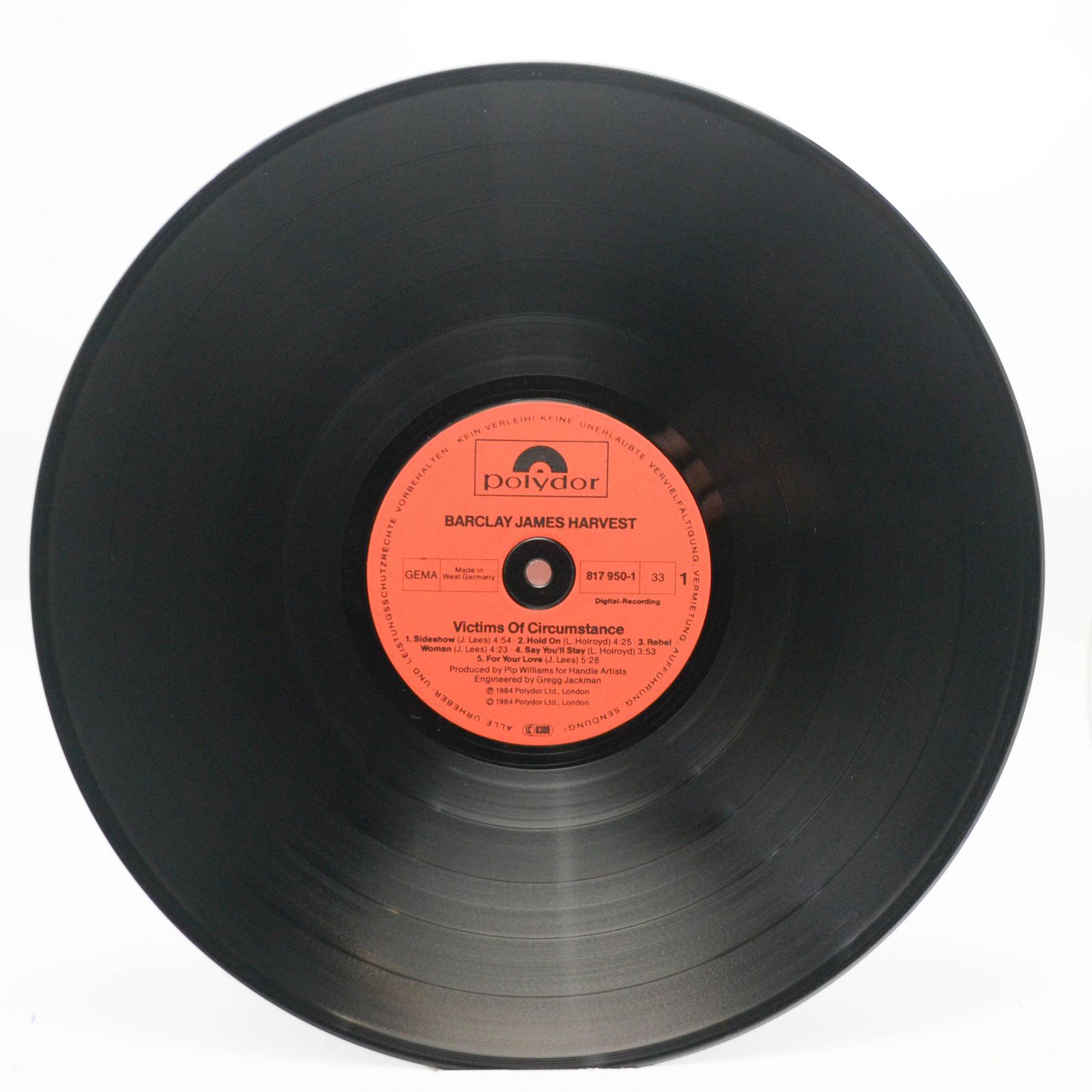 Barclay James Harvest — Victims Of Circumstance, 1984