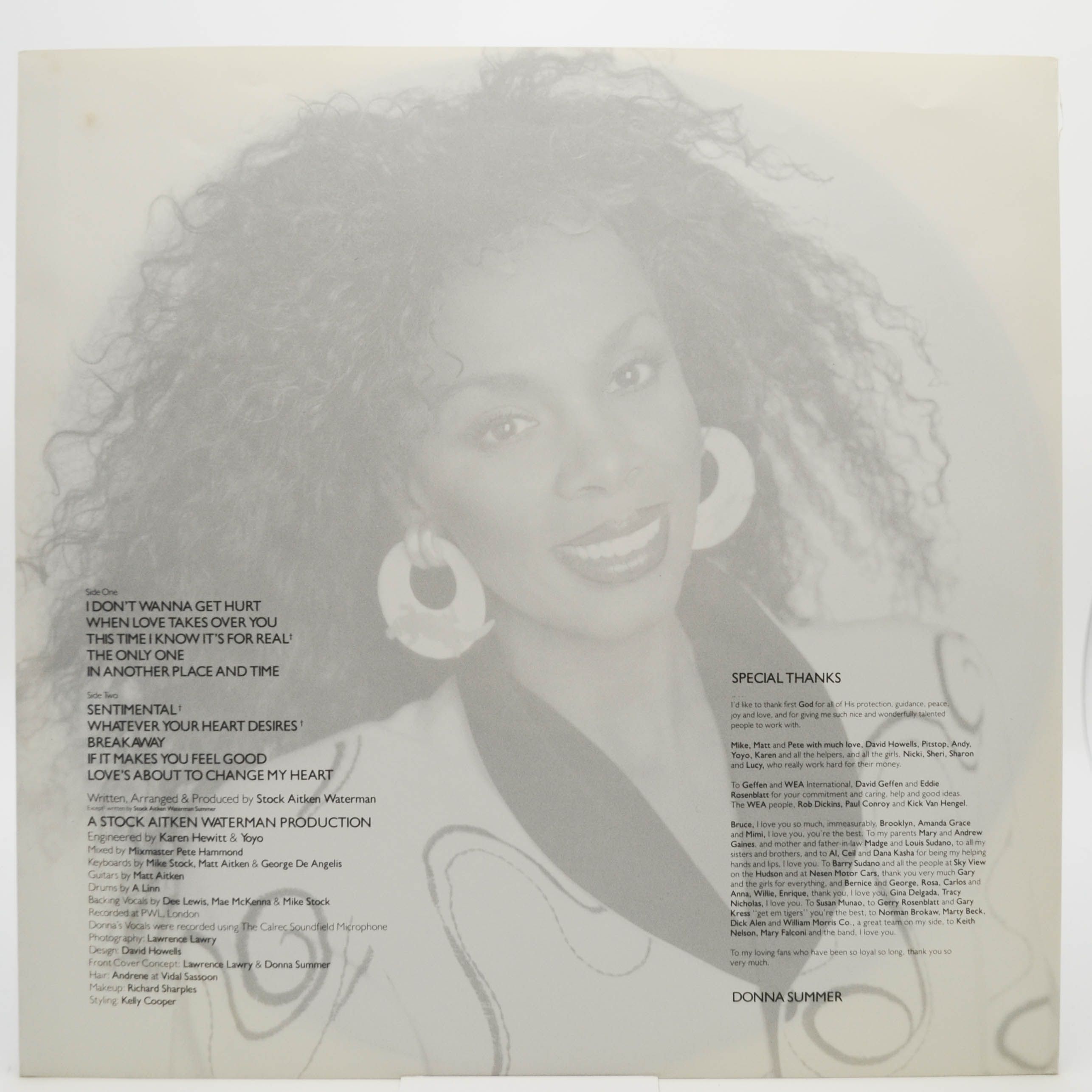 Donna Summer — Another Place And Time, 1989