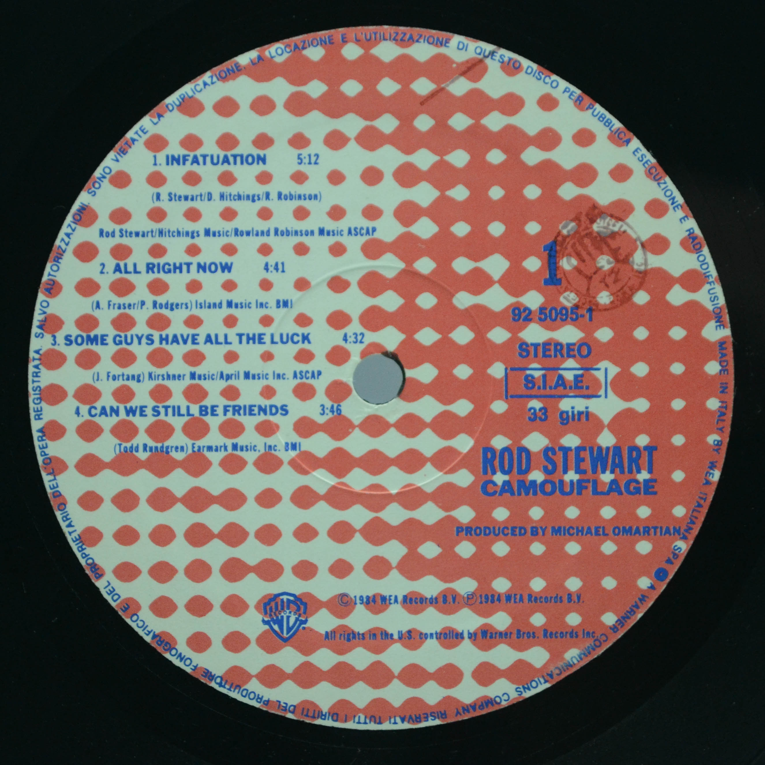 Rod Stewart — Camouflage, 1984