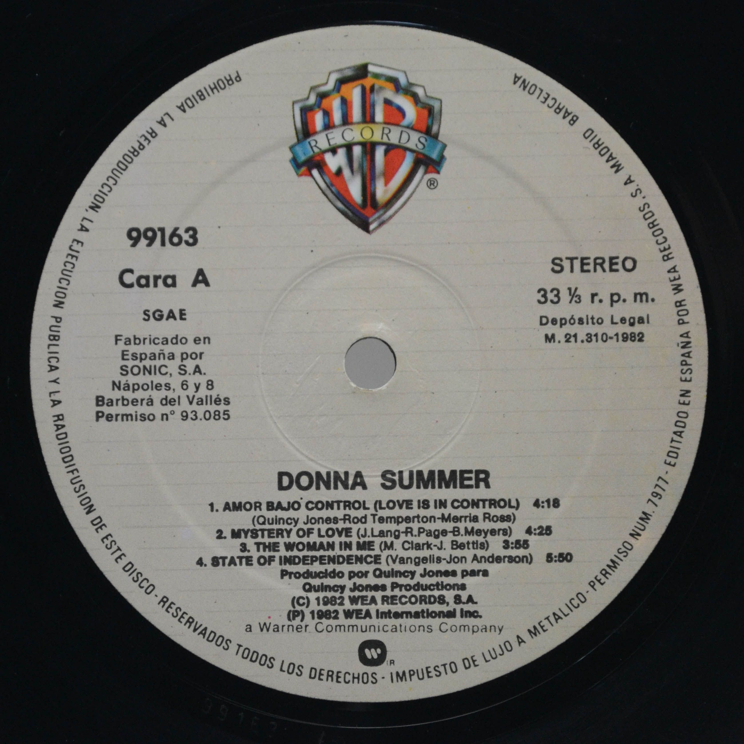 Donna Summer — Donna Summer, 1982
