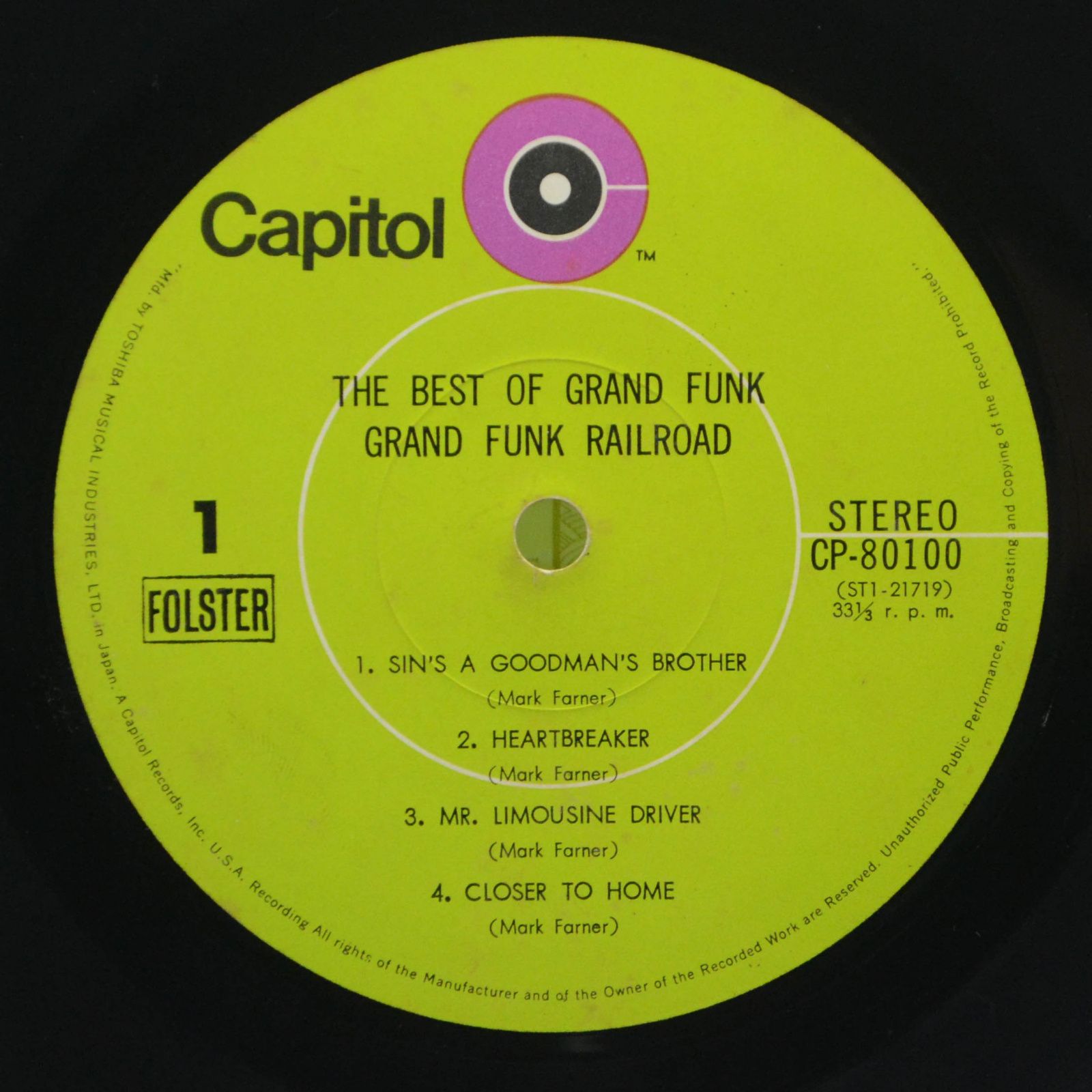 Grand Funk — The Best Of Grand Funk, 1970
