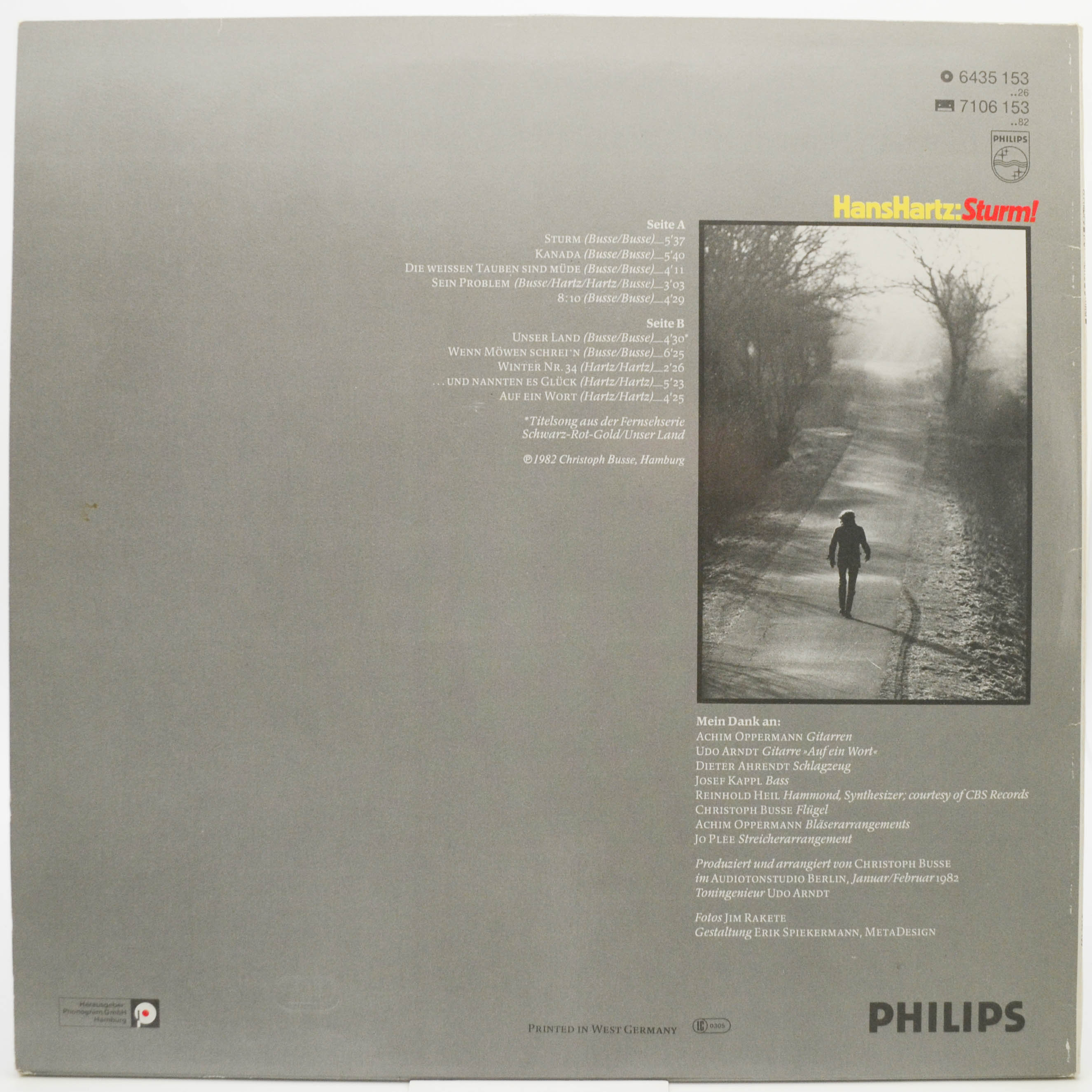 Hans Hartz — Sturm!, 1982