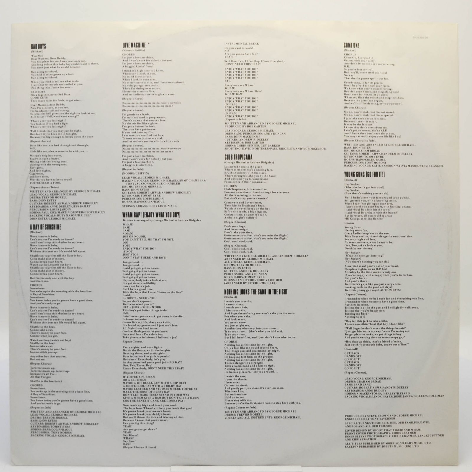 Wham! — Fantastic, 1983