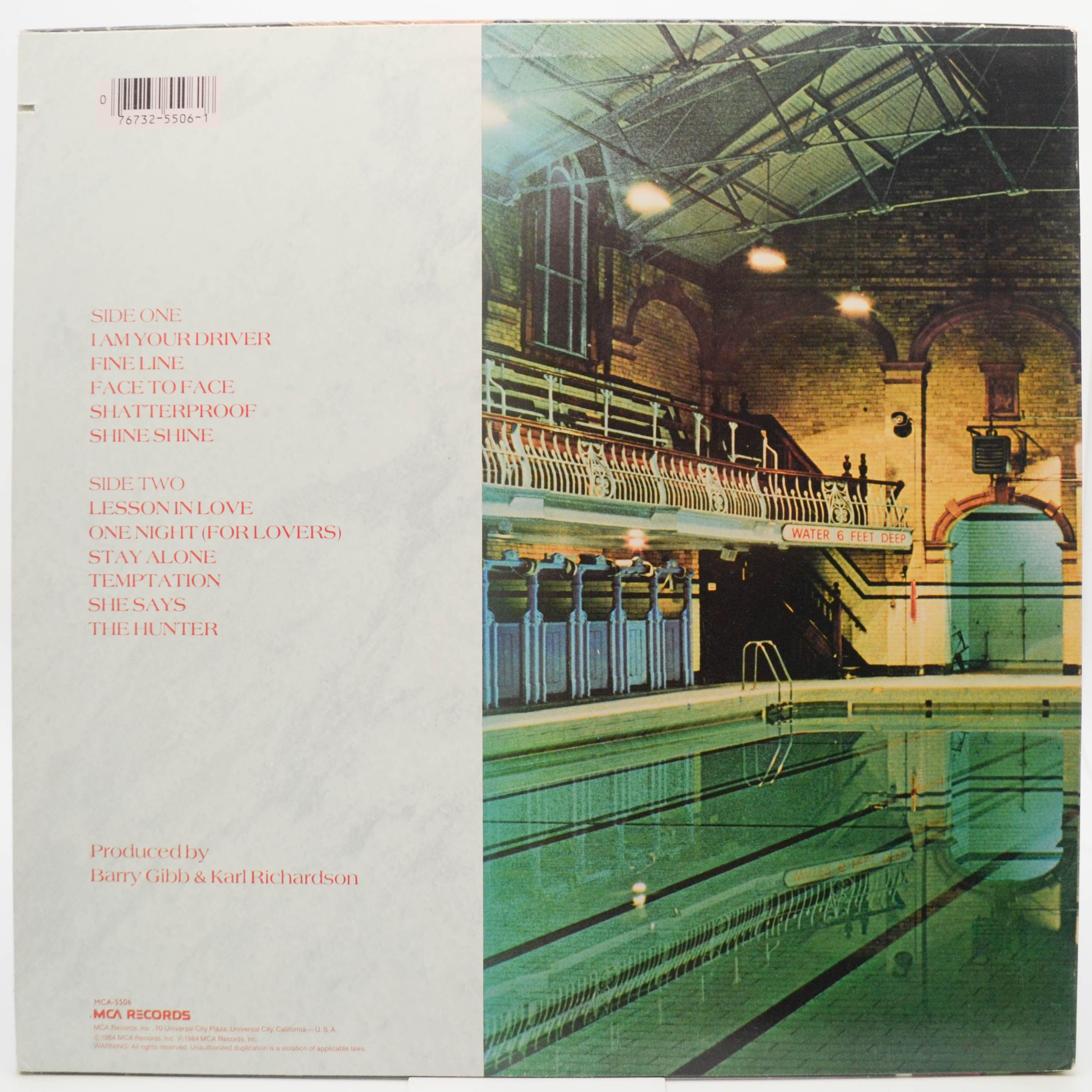 Barry Gibb — Now Voyager (USA), 1984