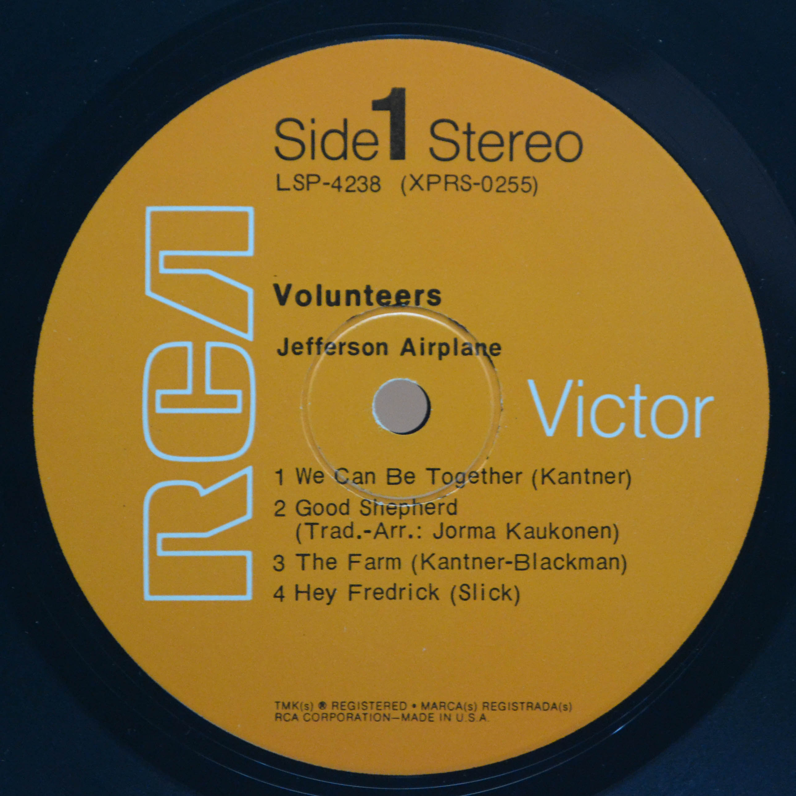 Jefferson Airplane — Volunteers (1-st, USA), 1969