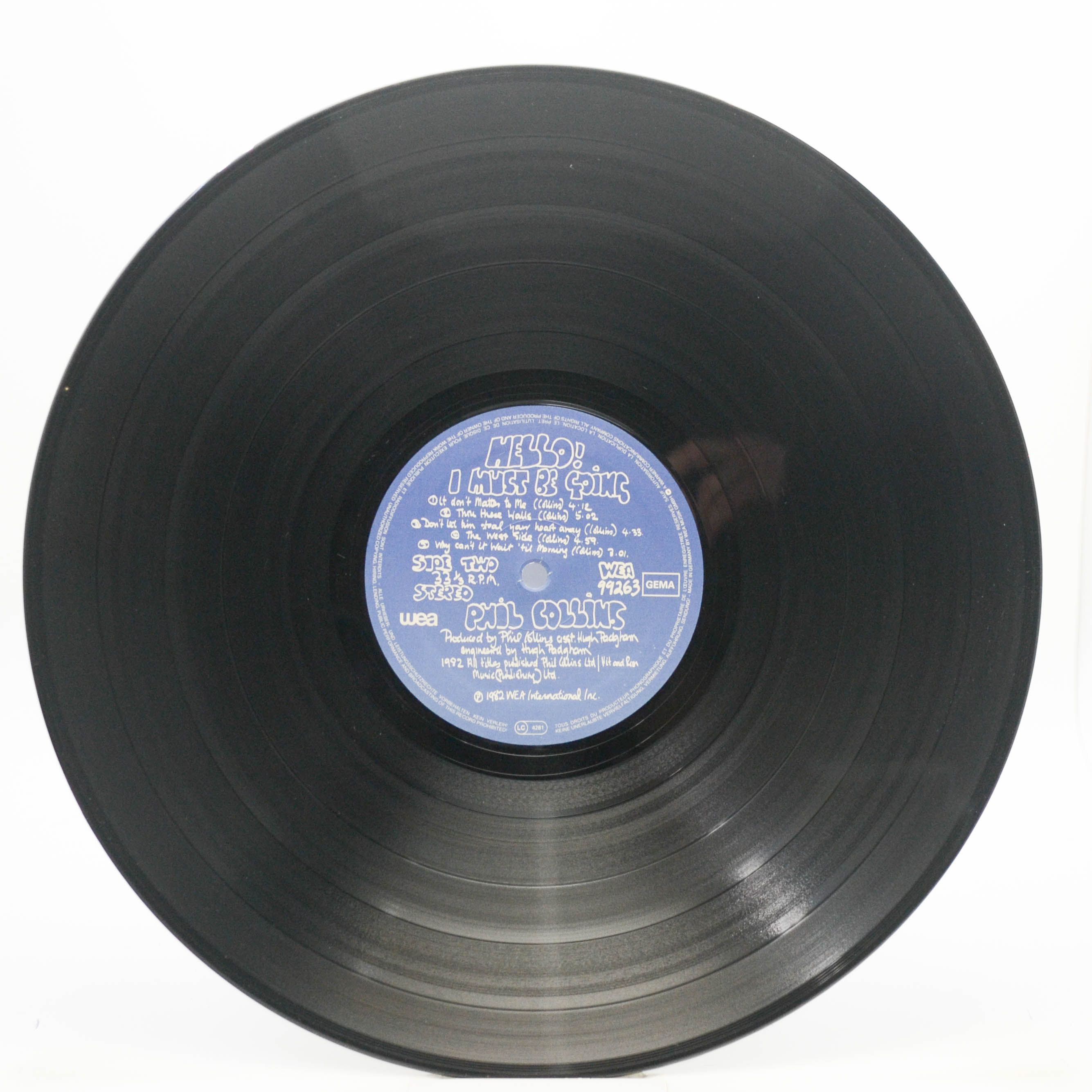 Phil Collins — Hello, I Must Be Going!, 1982