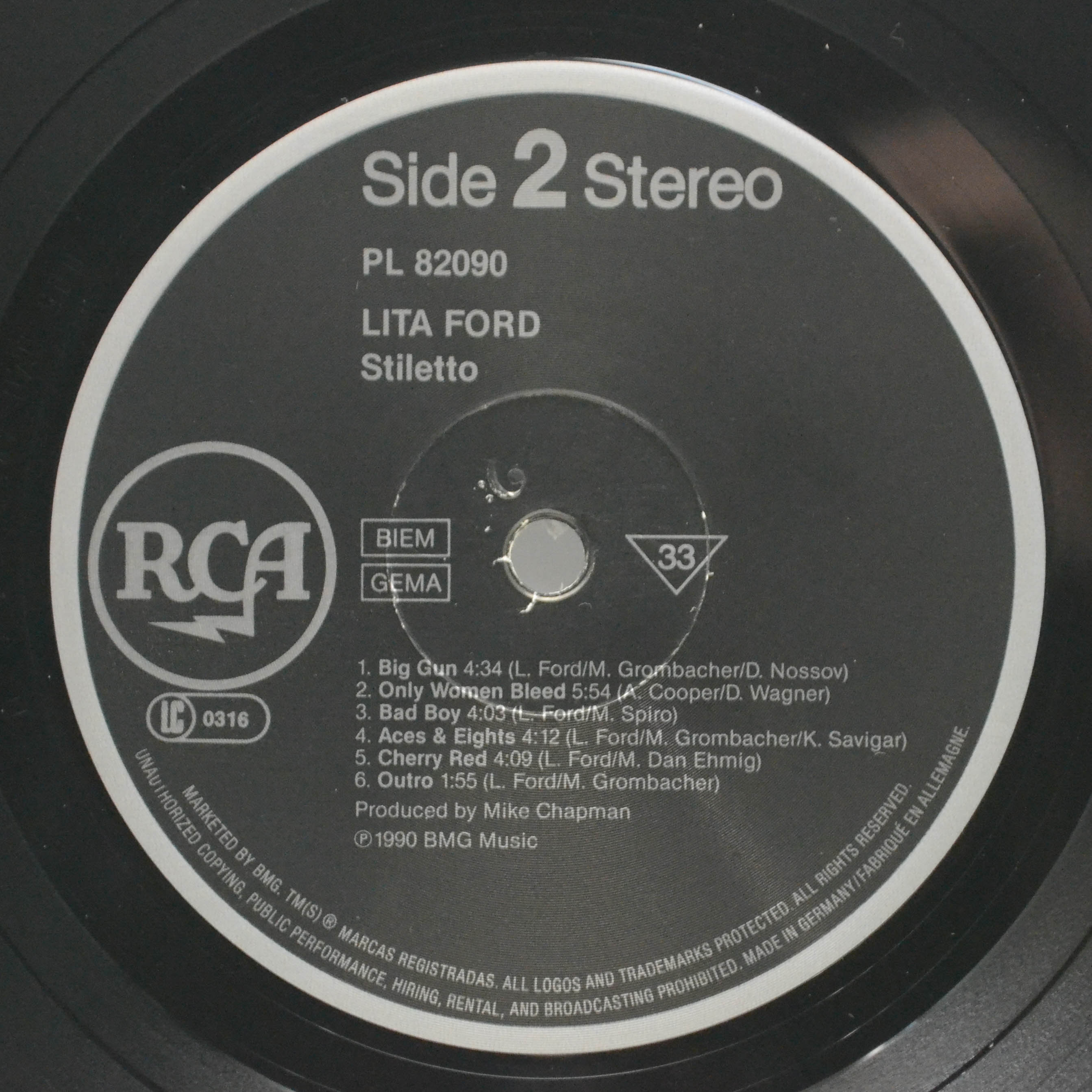 Lita Ford — Stiletto, 1990