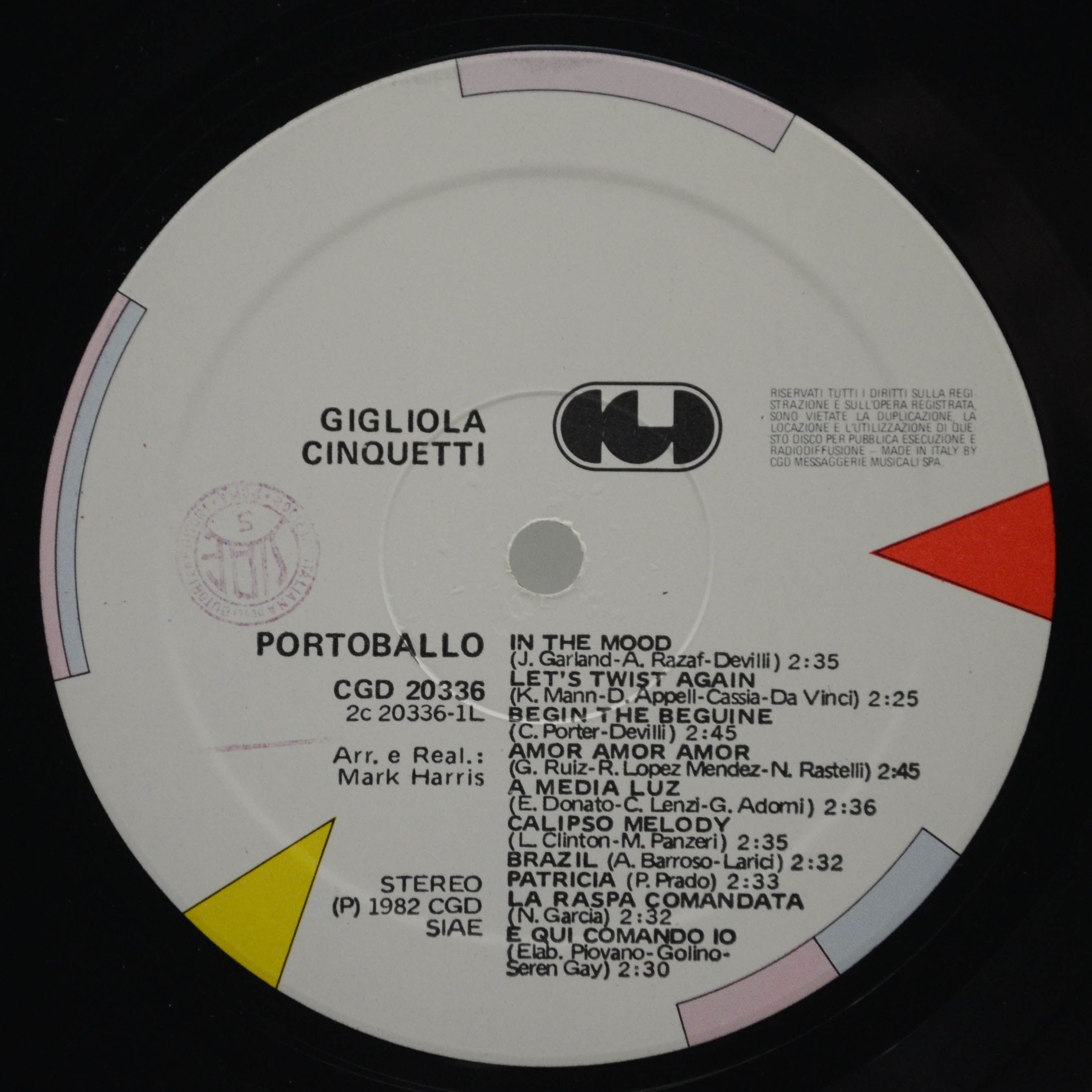 Gigliola Cinquetti — Il Portoballo, 1982