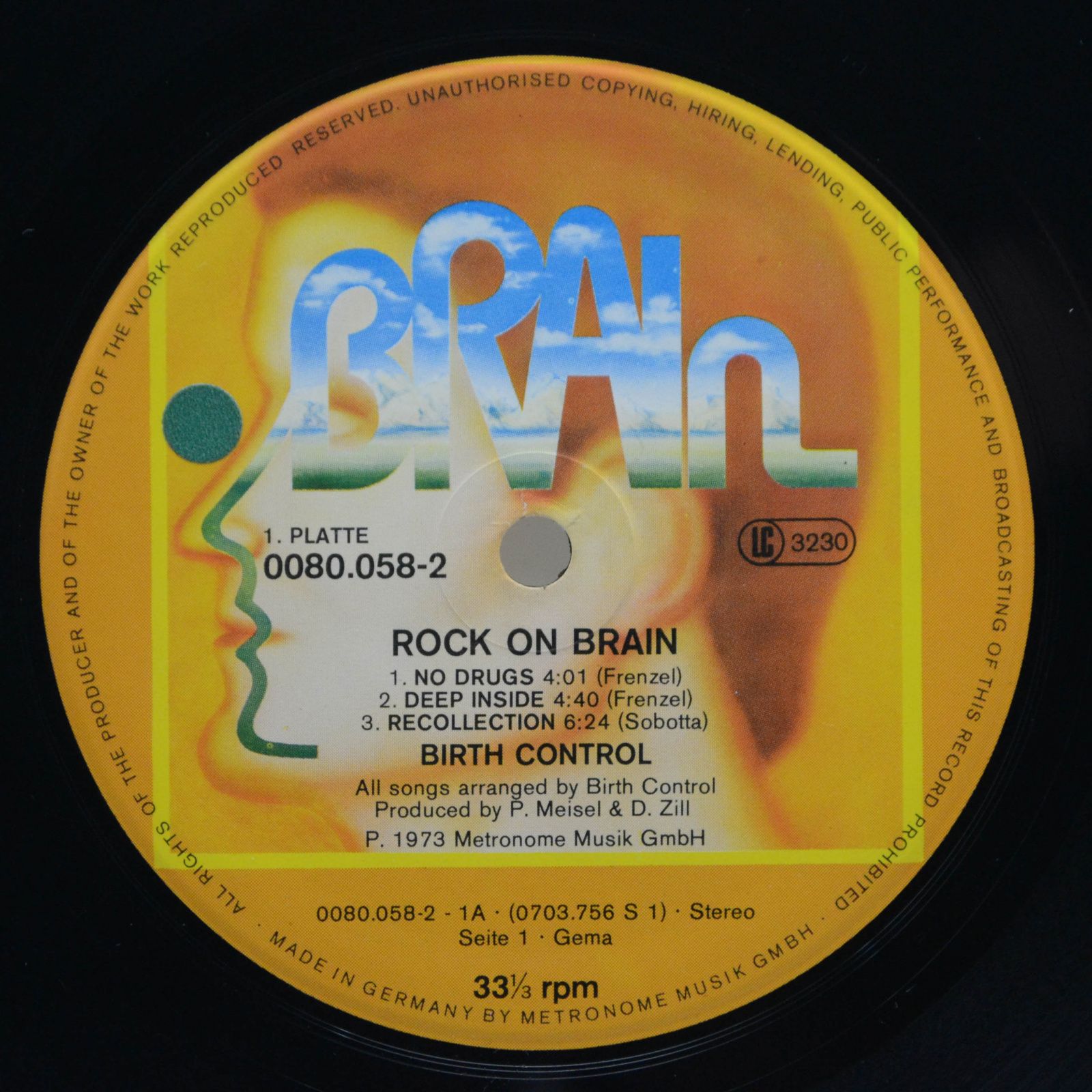 Birth Control — Rock On Brain (2LP), 1980