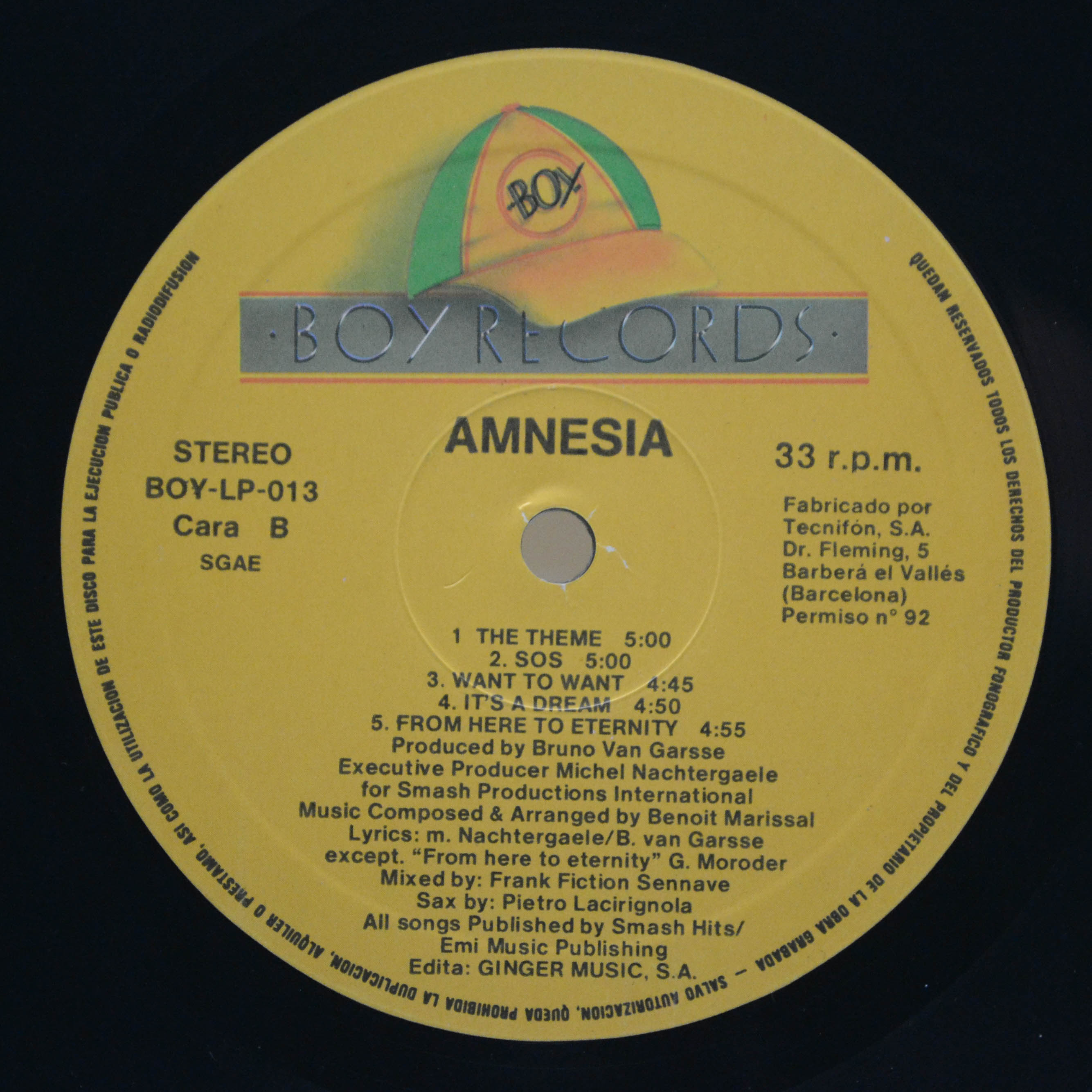 Amnesia — From Here To Eternity, 1990