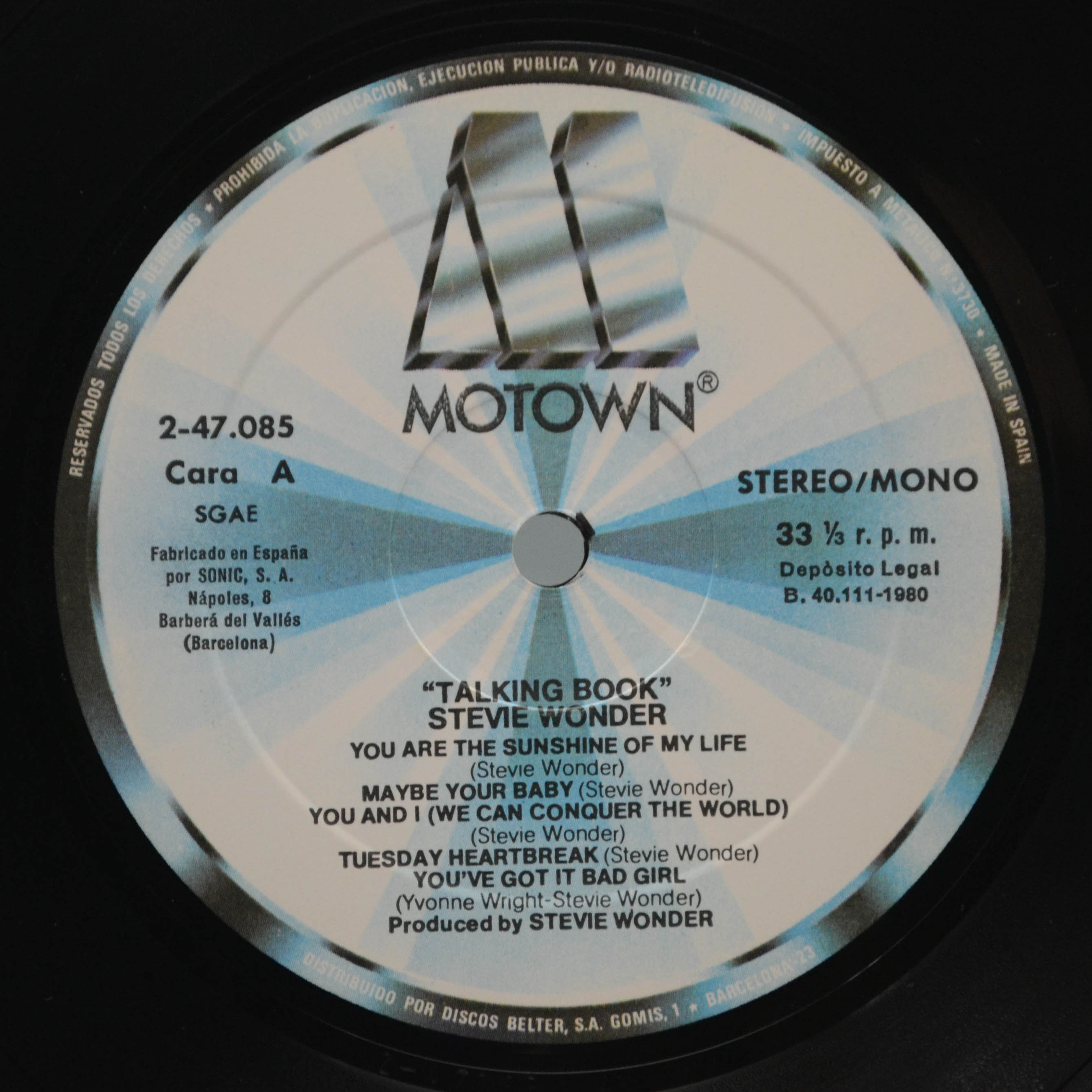 Stevie Wonder — Talking Book, 1972