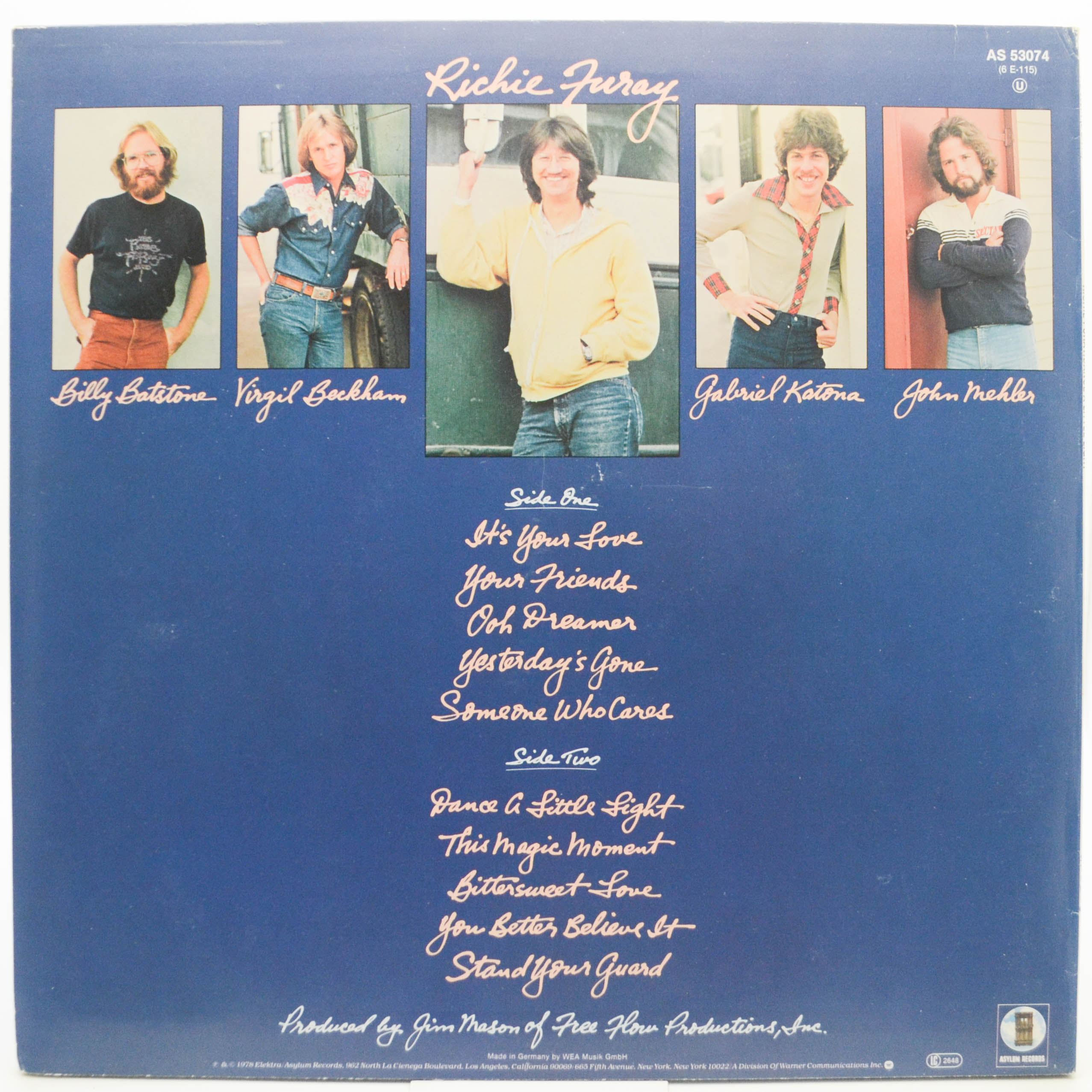 Richie Furay — Dance A Little Light, 1978