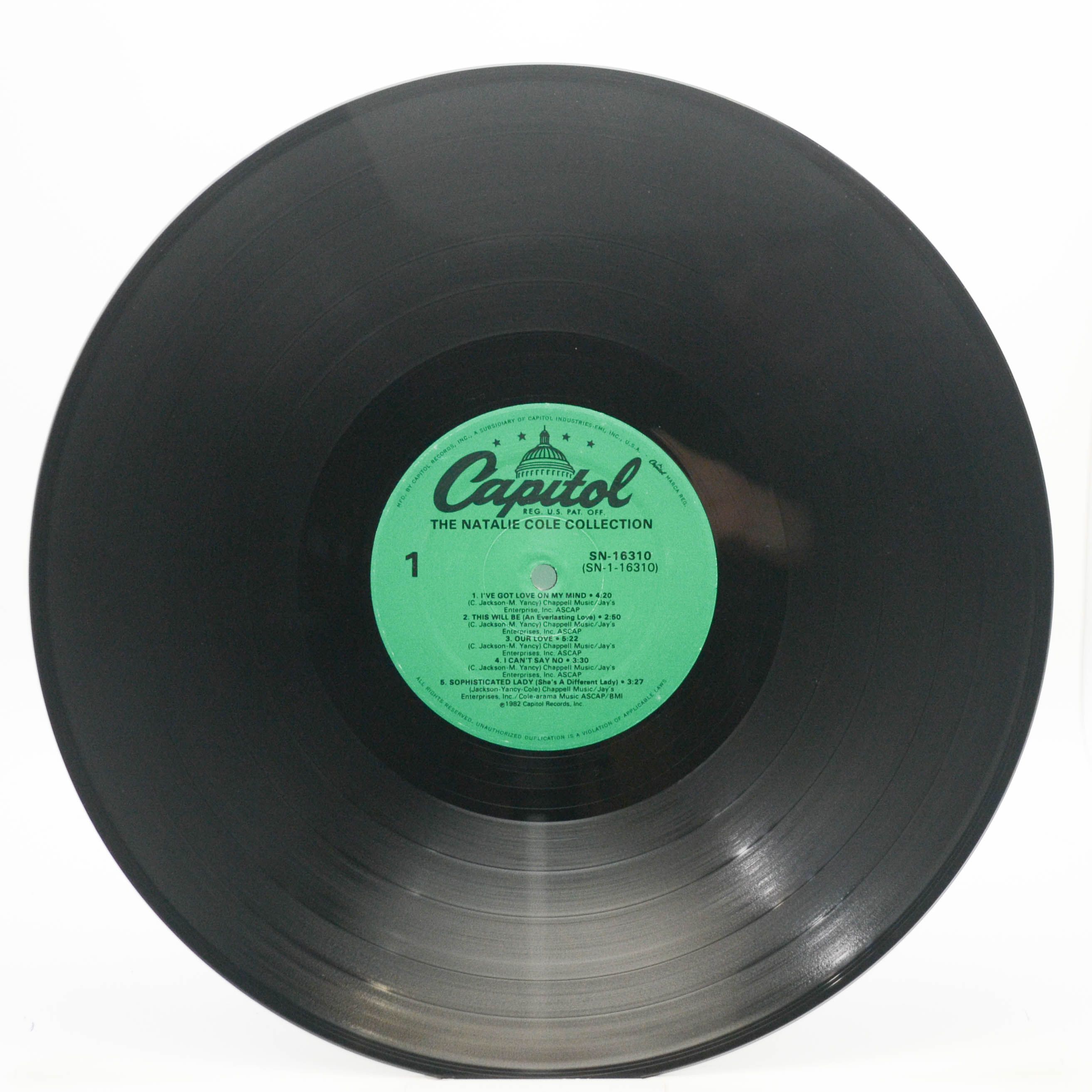 Natalie Cole — The Natalie Cole Collection (USA), 1982