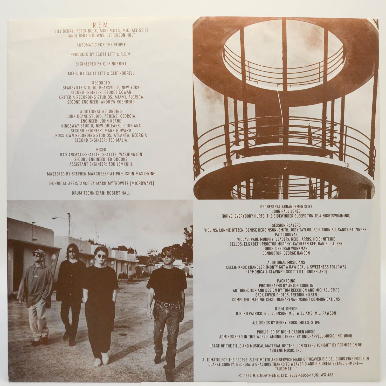 R.E.M. — Automatic For The People, 1992