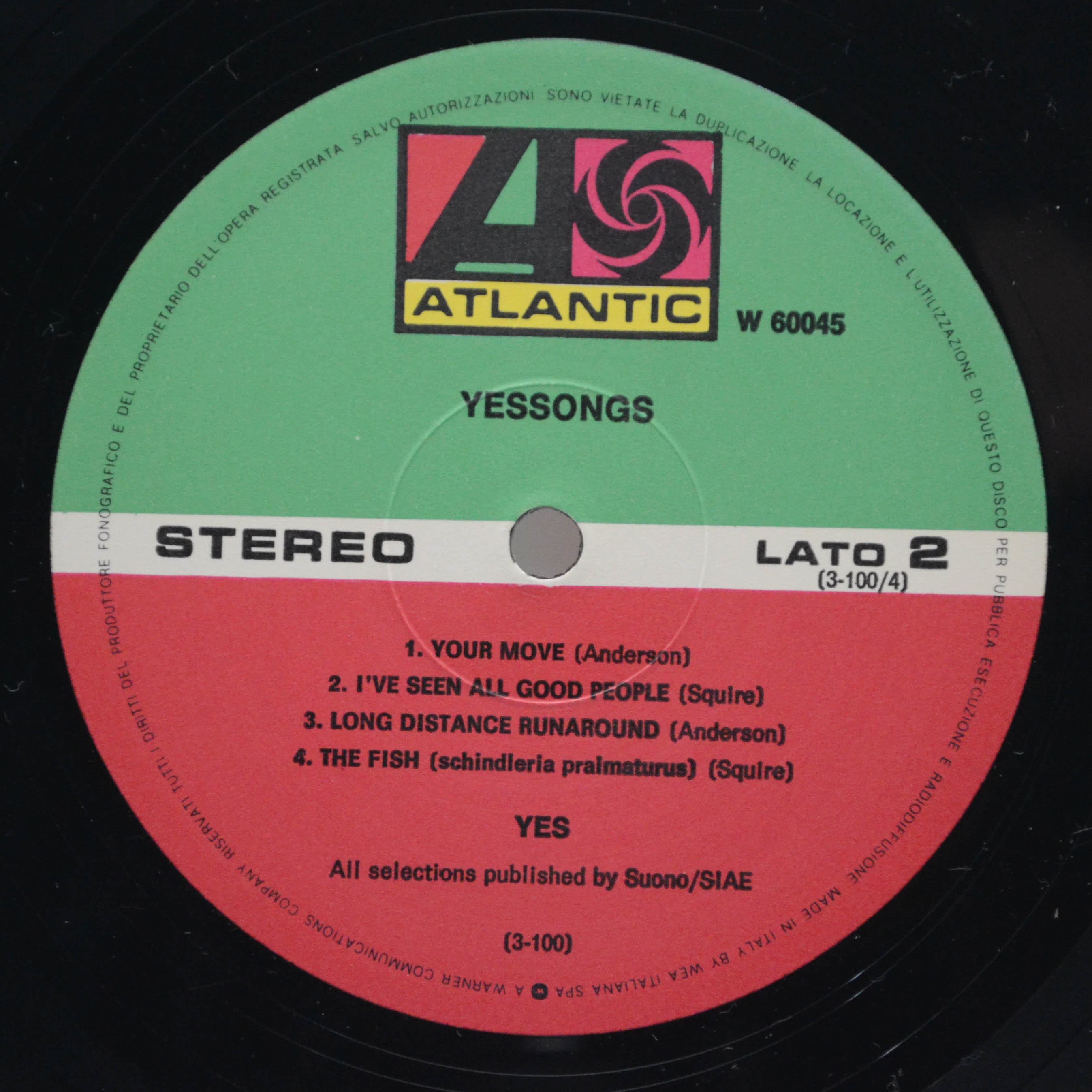 Yes — Yessongs (3LP), 1973