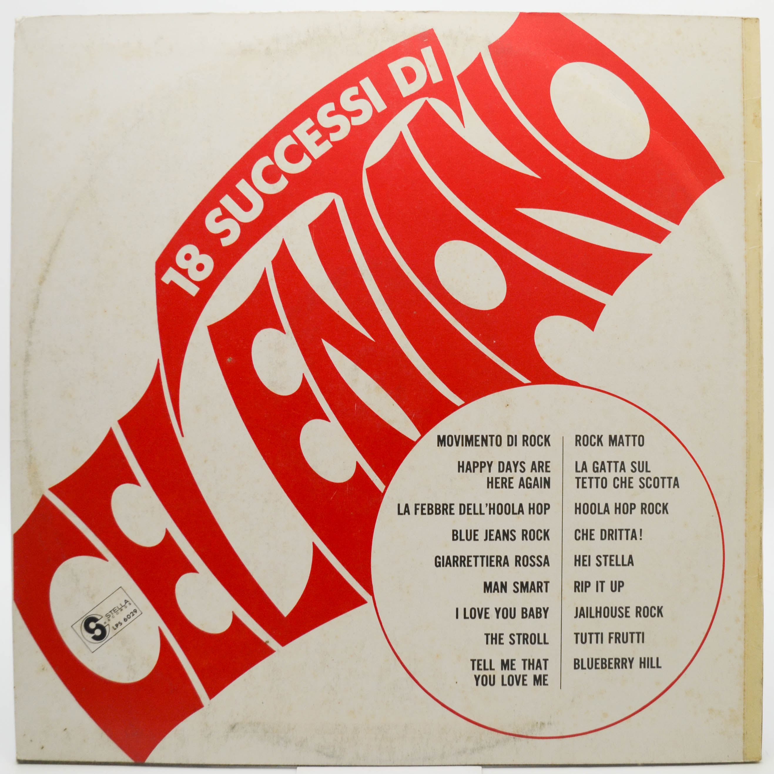 Adriano Celentano — 18 Successi Di Celentano (Italy), 1965