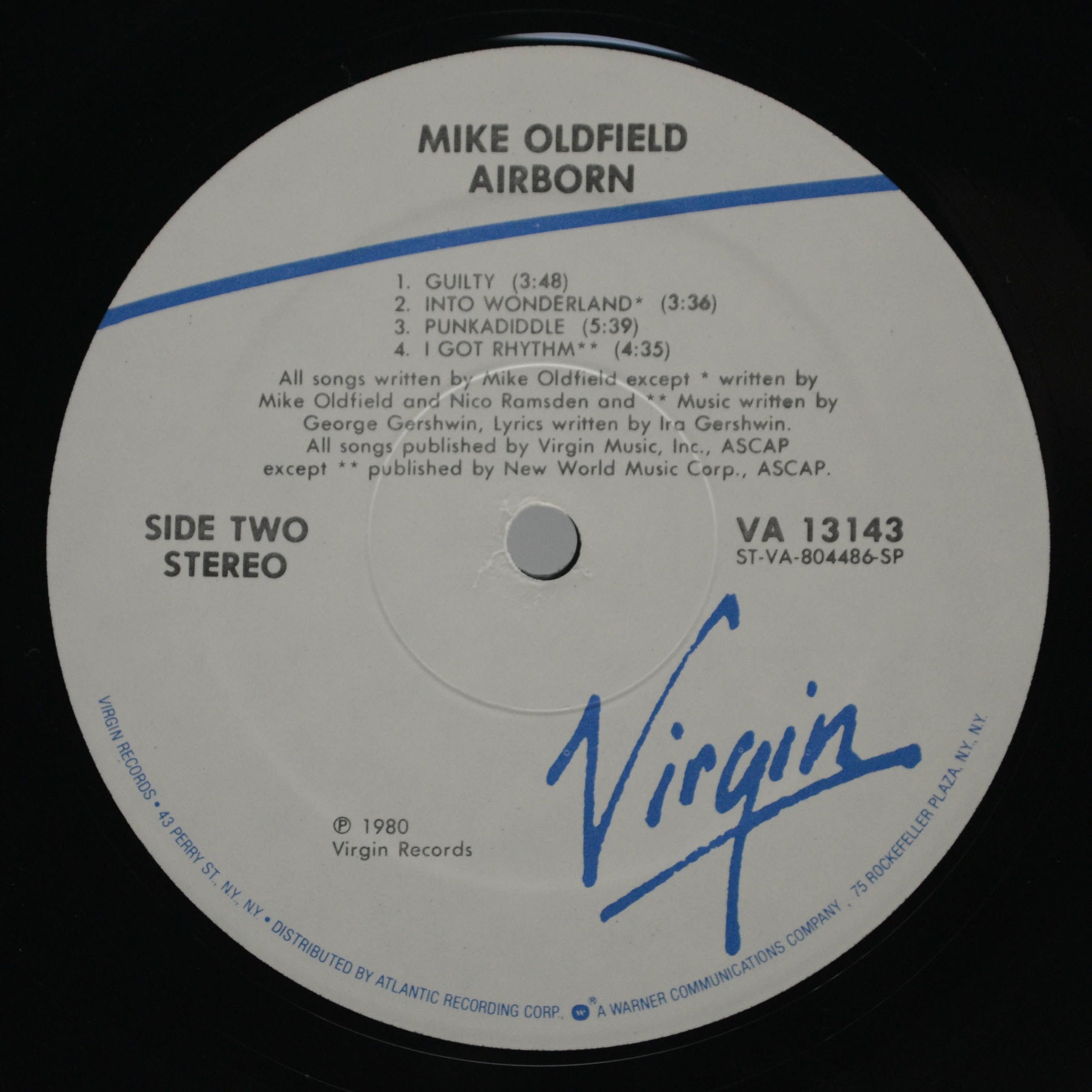 Mike Oldfield — Airborn (2LP), 1980