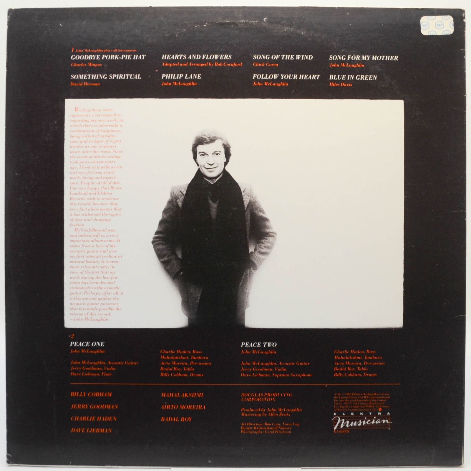John McLaughlin — My Goals Beyond (USA), 1971