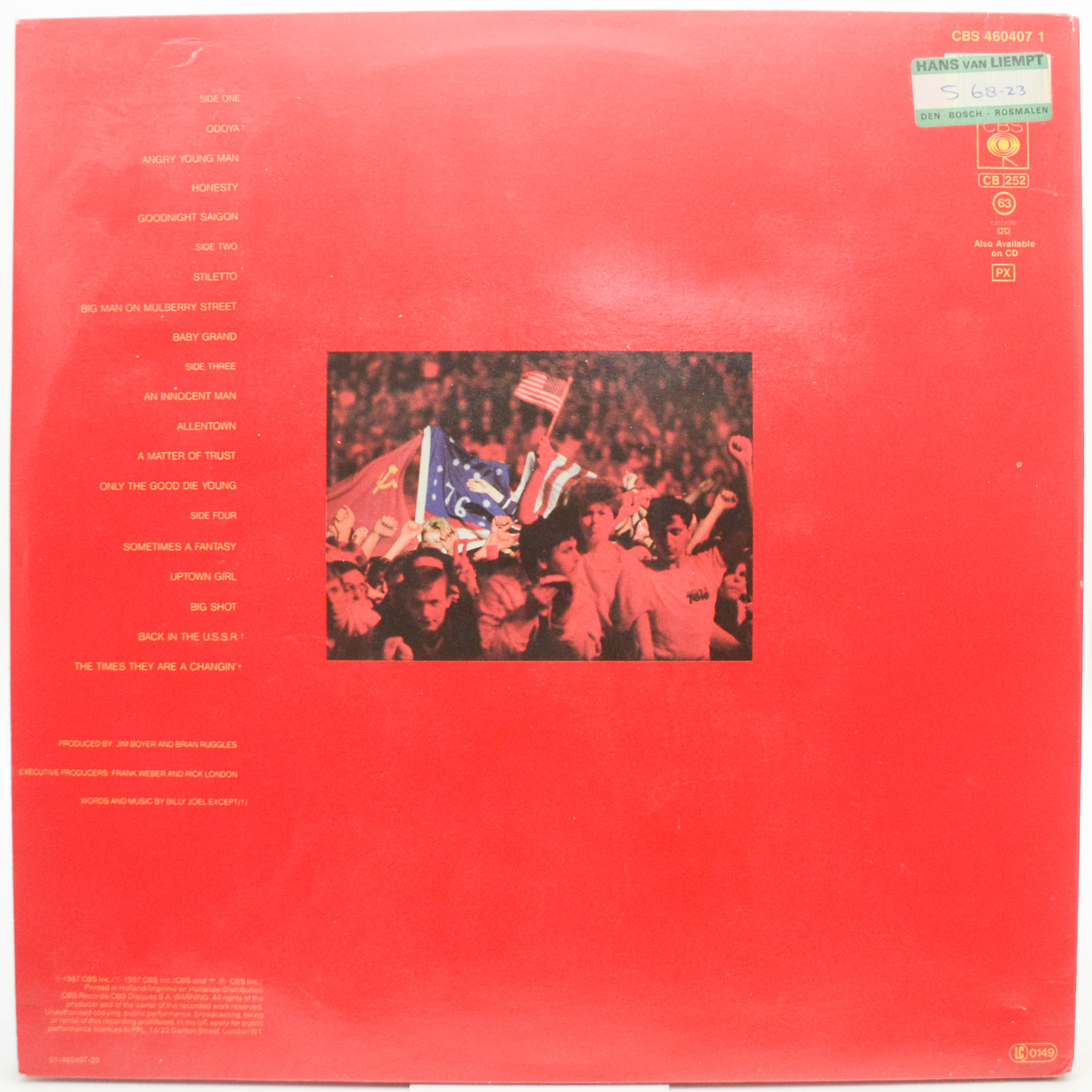 Billy Joel — Концерт (2LP), 1987