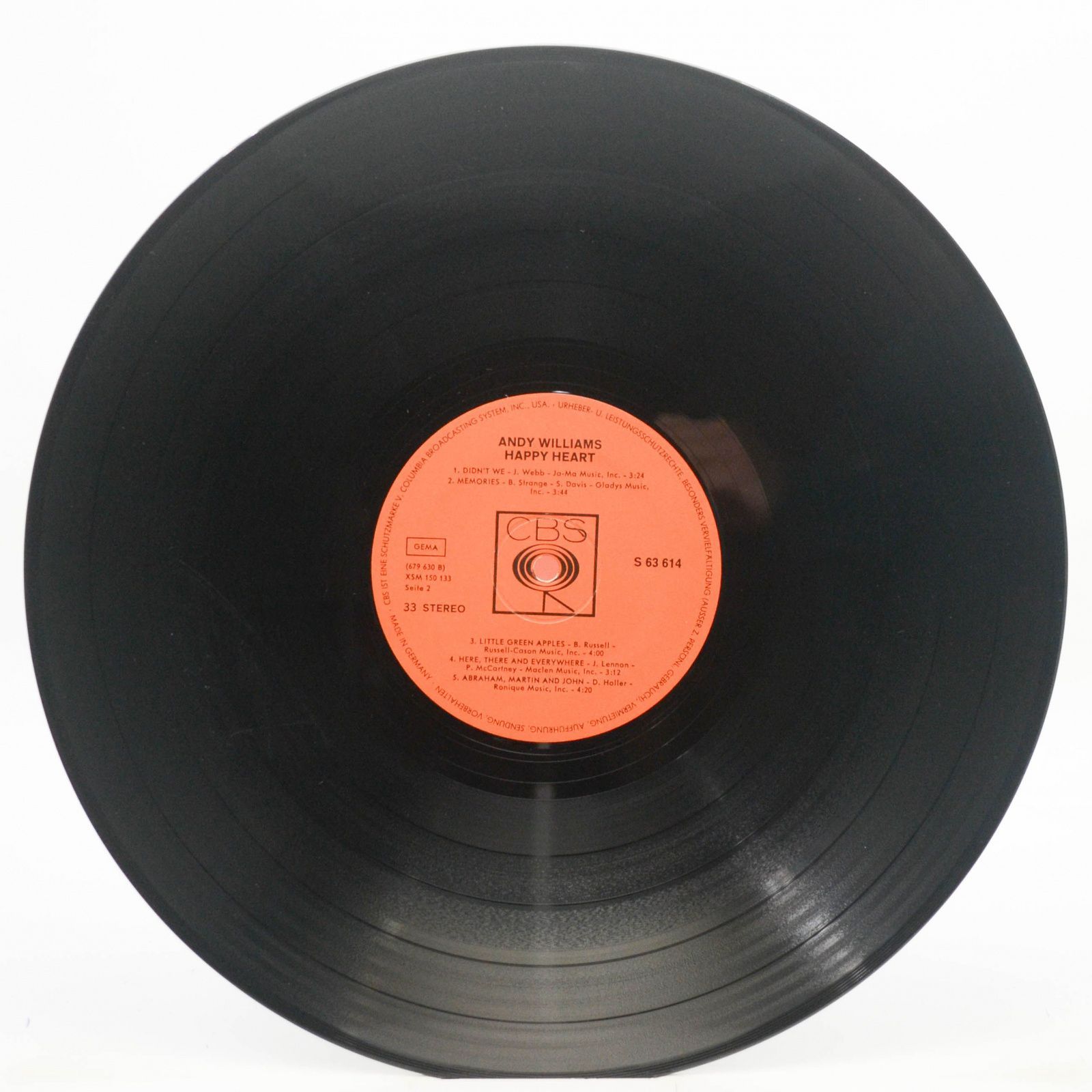 Andy Williams — Happy Heart, 1969