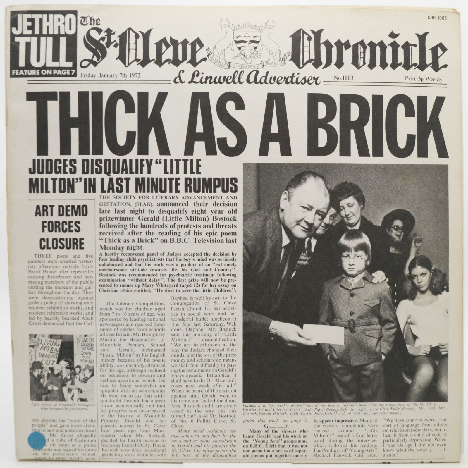 Jethro Tull — Thick As A Brick, 1972
