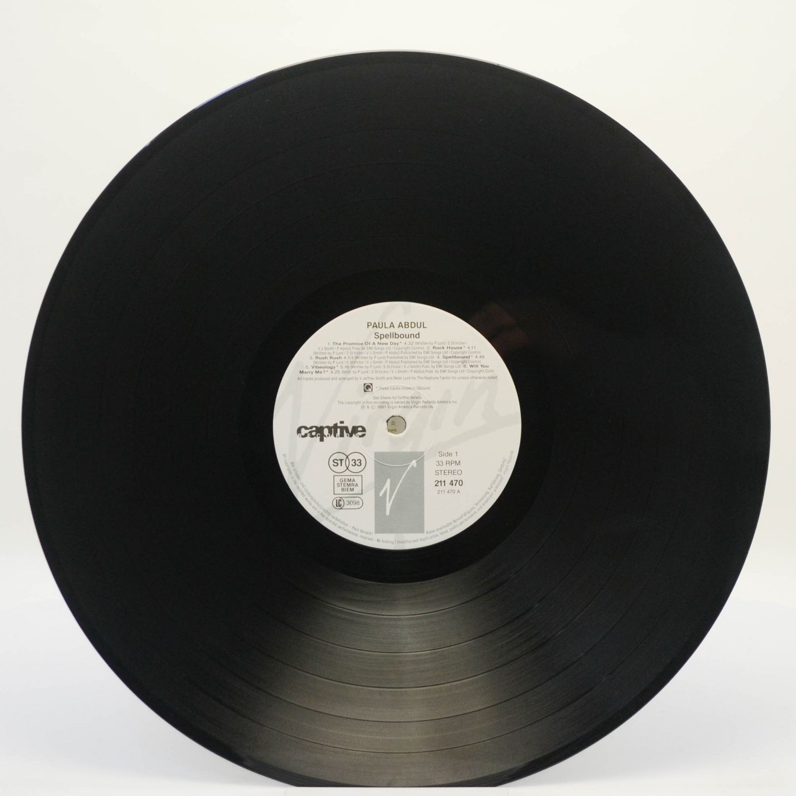 Paula Abdul — Spellbound, 1991