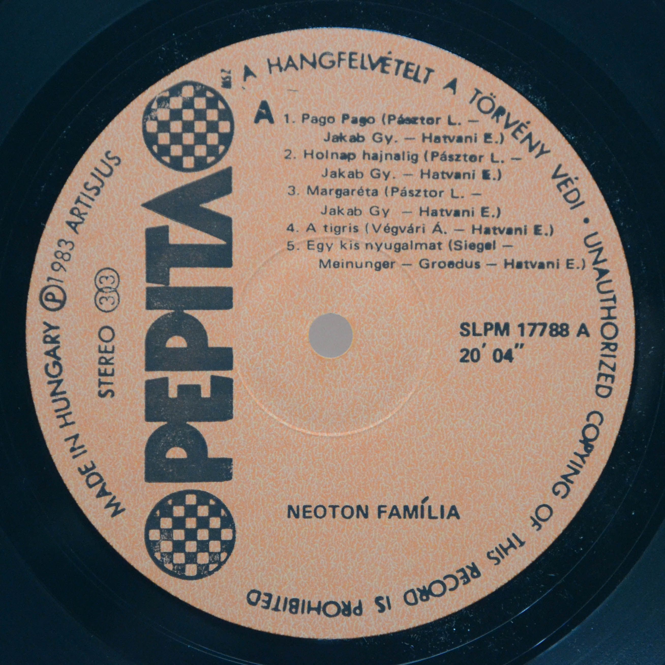 Neoton Familia — Neoton Familia (1-st, Hungary), 1983