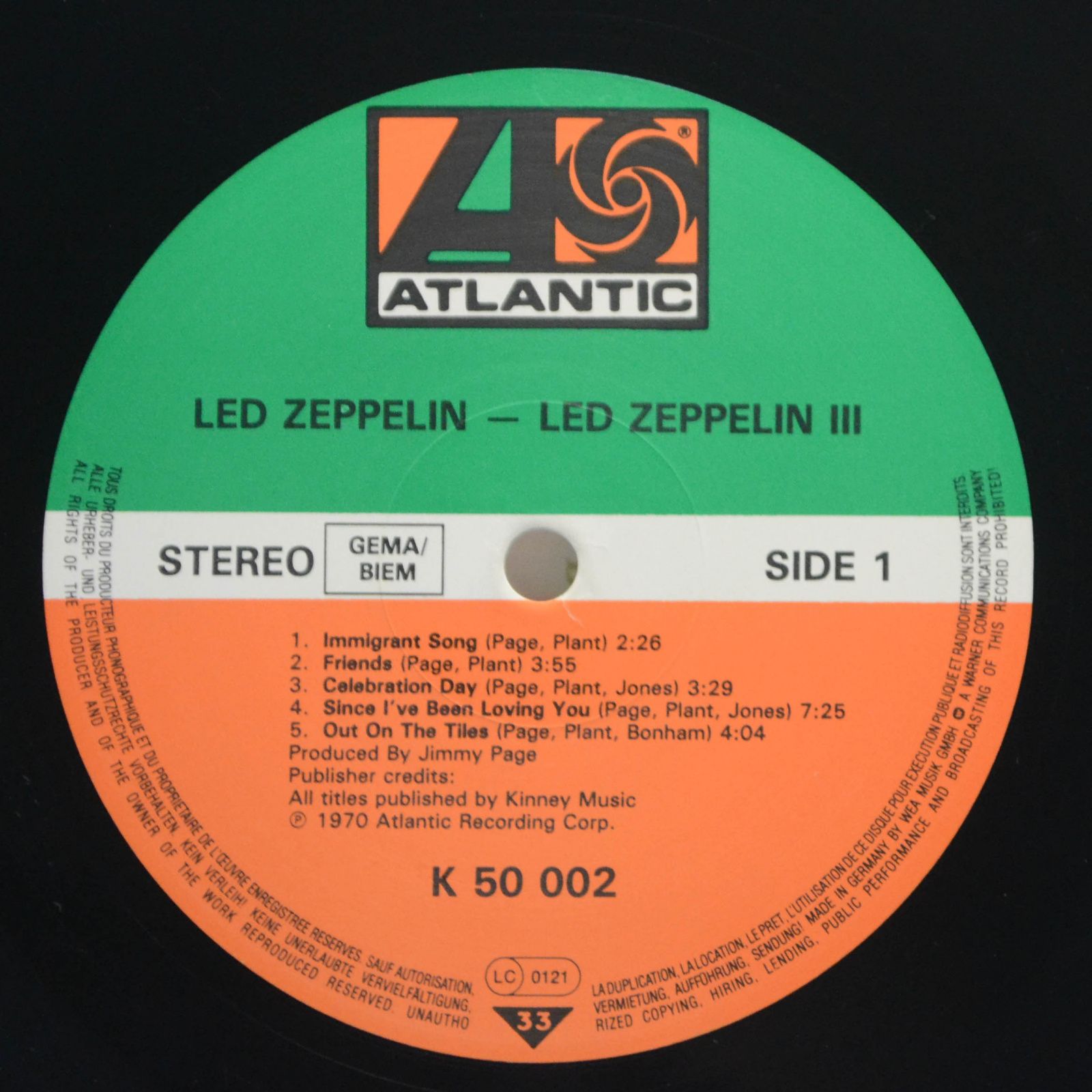 Led Zeppelin — Led Zeppelin III, 1970