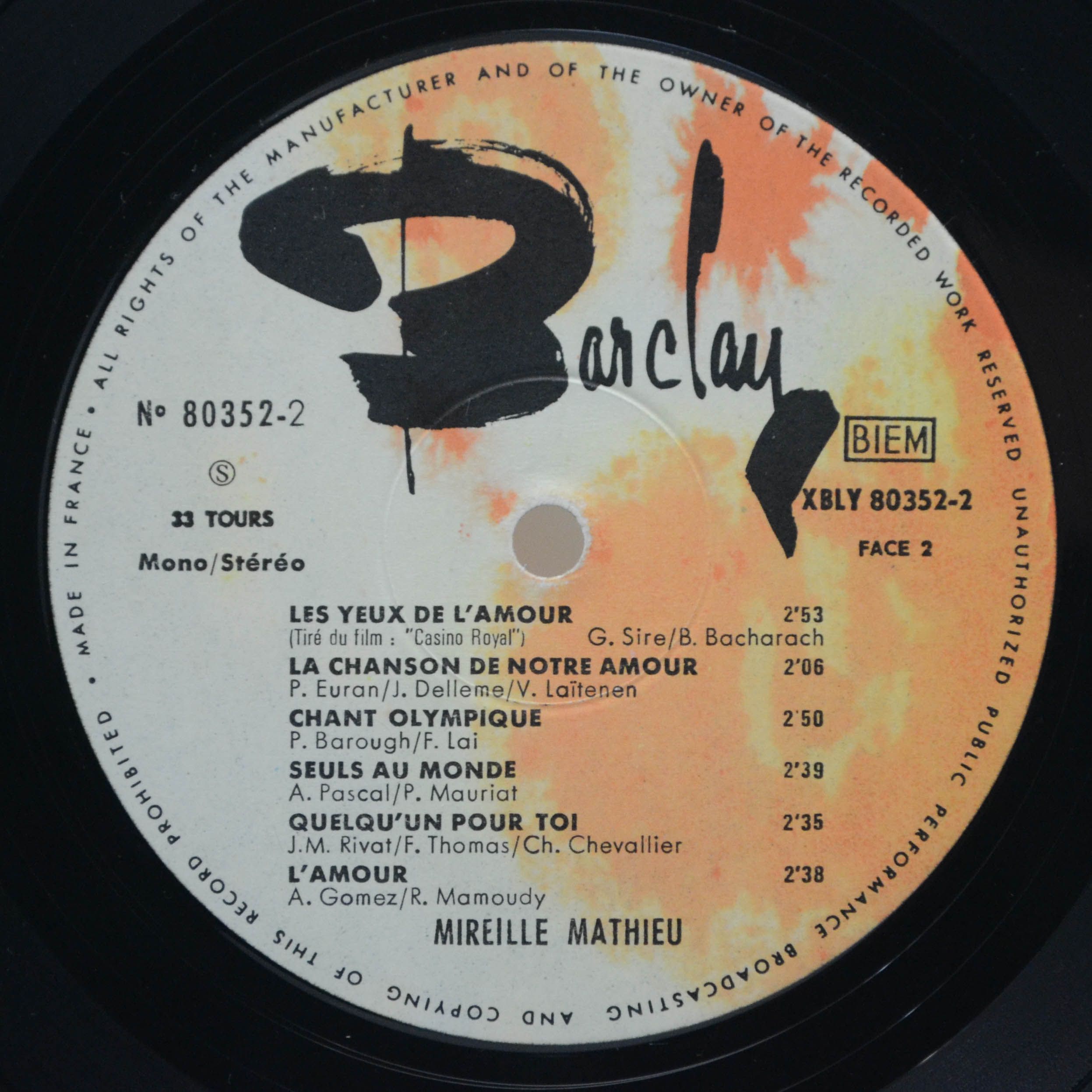 Mireille Mathieu — Made In France, 1967