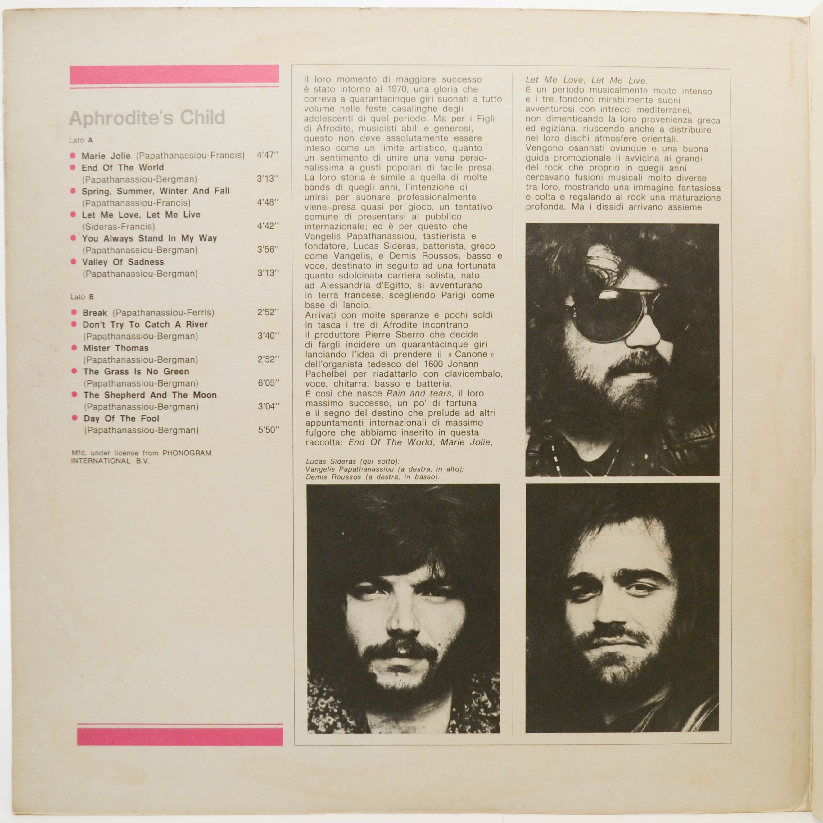 Aphrodite's Child — Aphrodite's Child, 1982