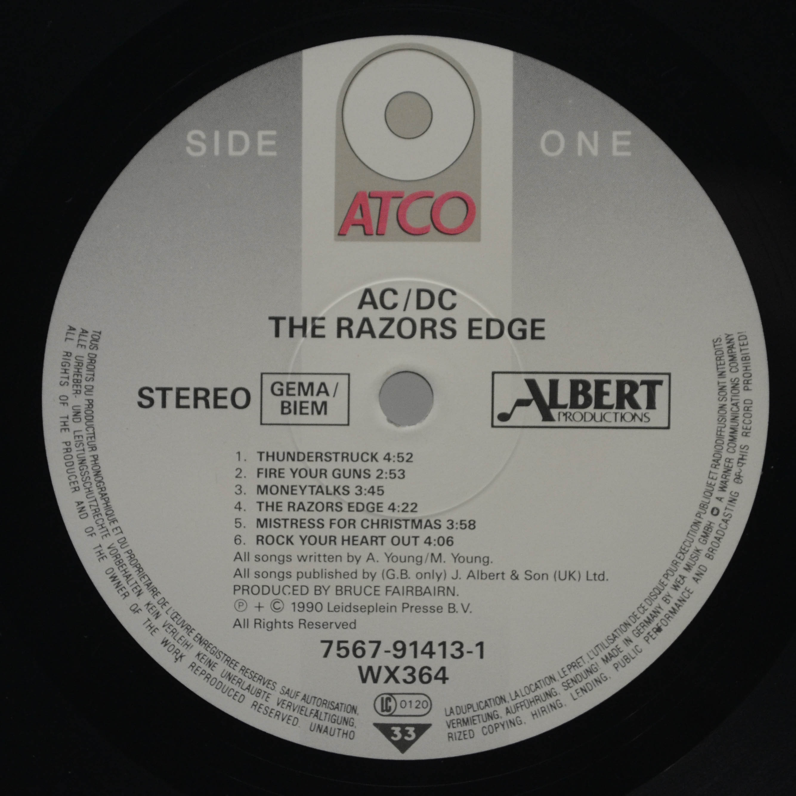 AC/DC — The Razors Edge, 1990