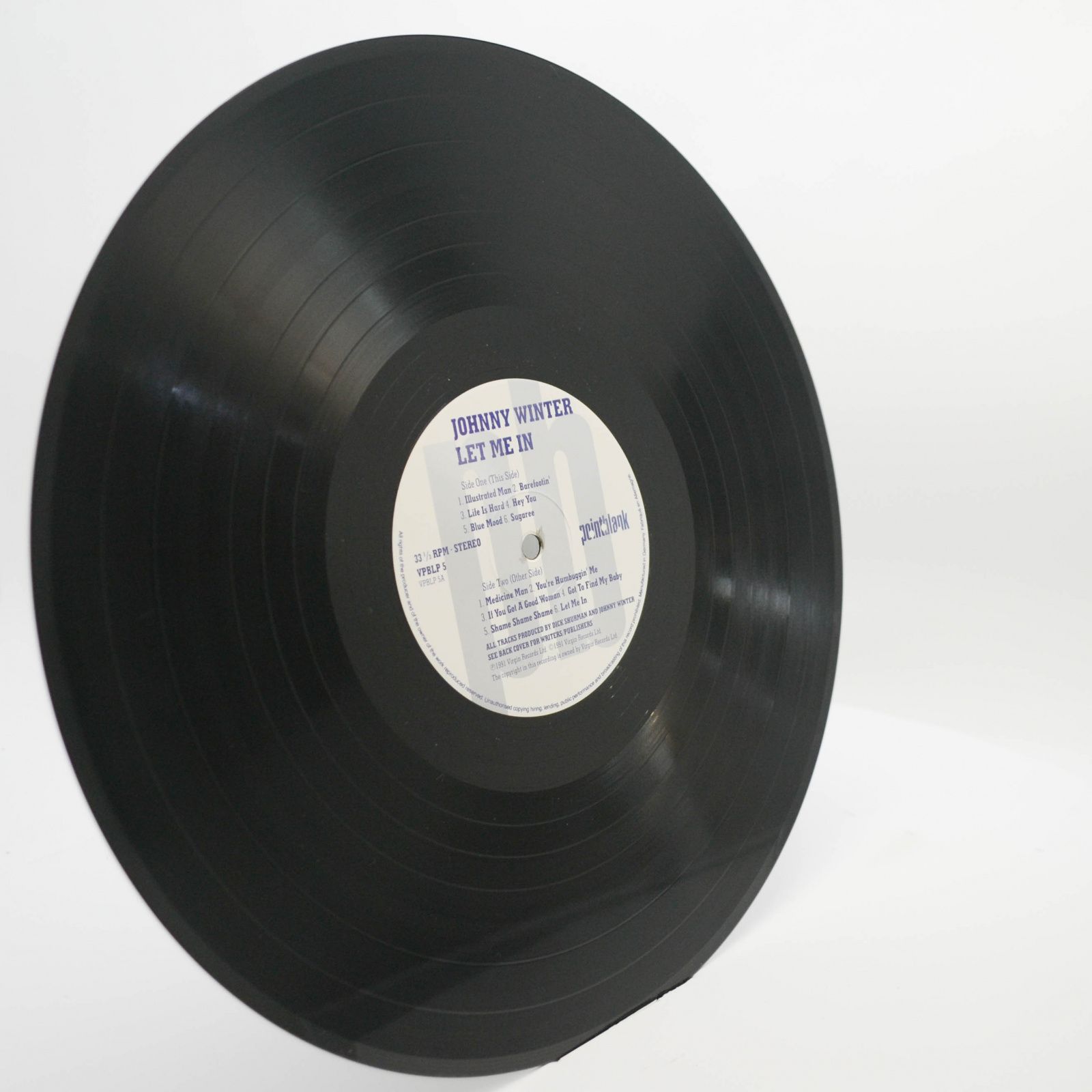 Johnny Winter — Let Me In, 1991