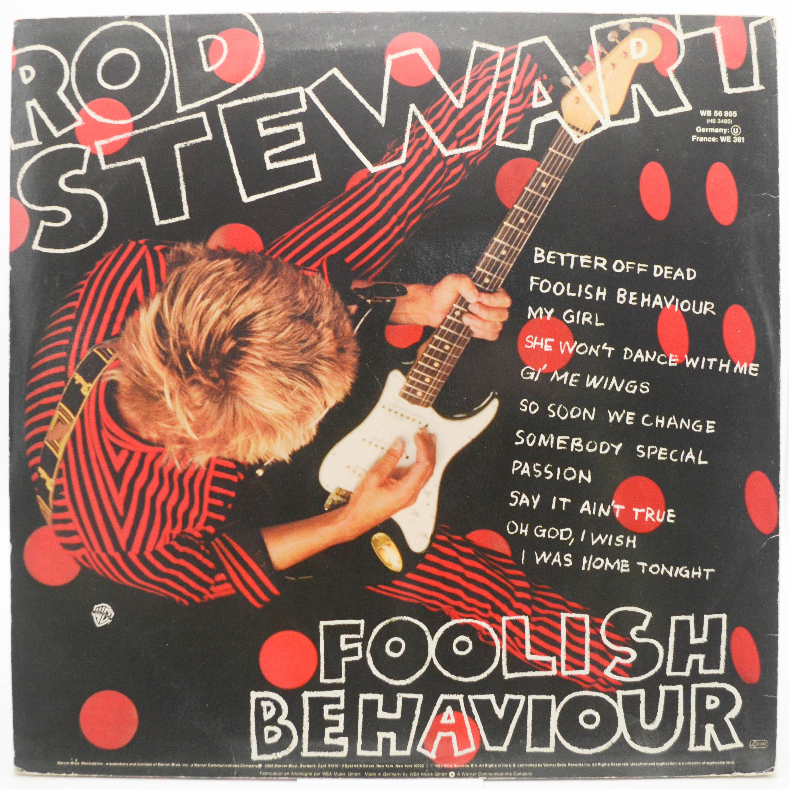 Rod Stewart — Foolish Behaviour, 1980