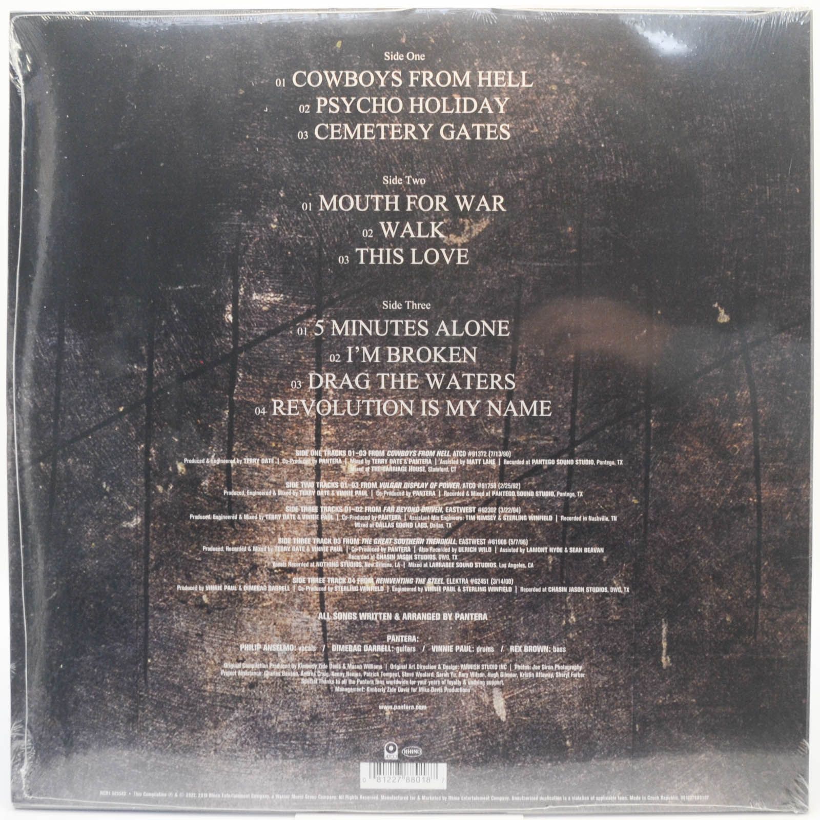 Pantera — 1990-2000: A Decade Of Domination (2LP), 2010