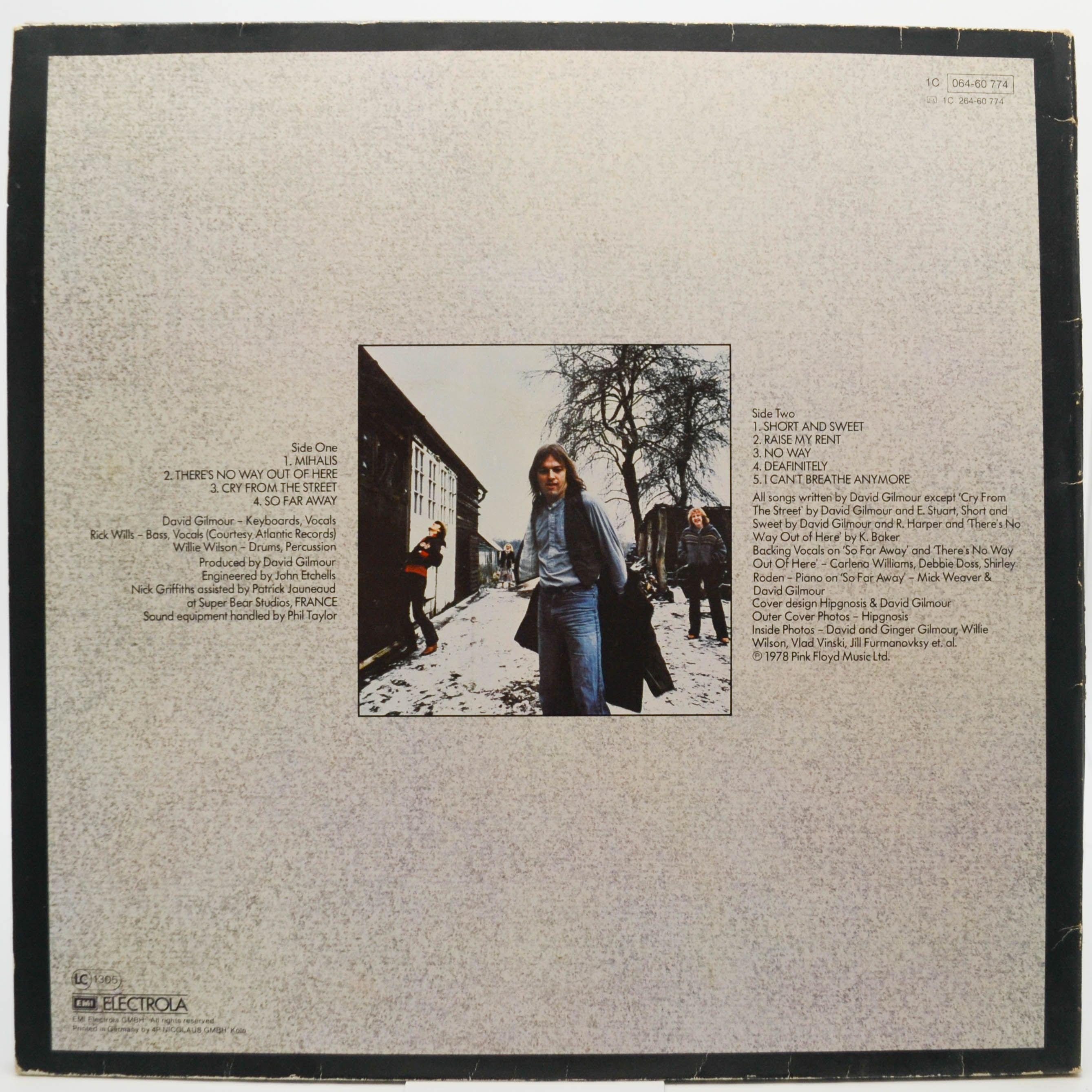 David Gilmour — David Gilmour, 1978