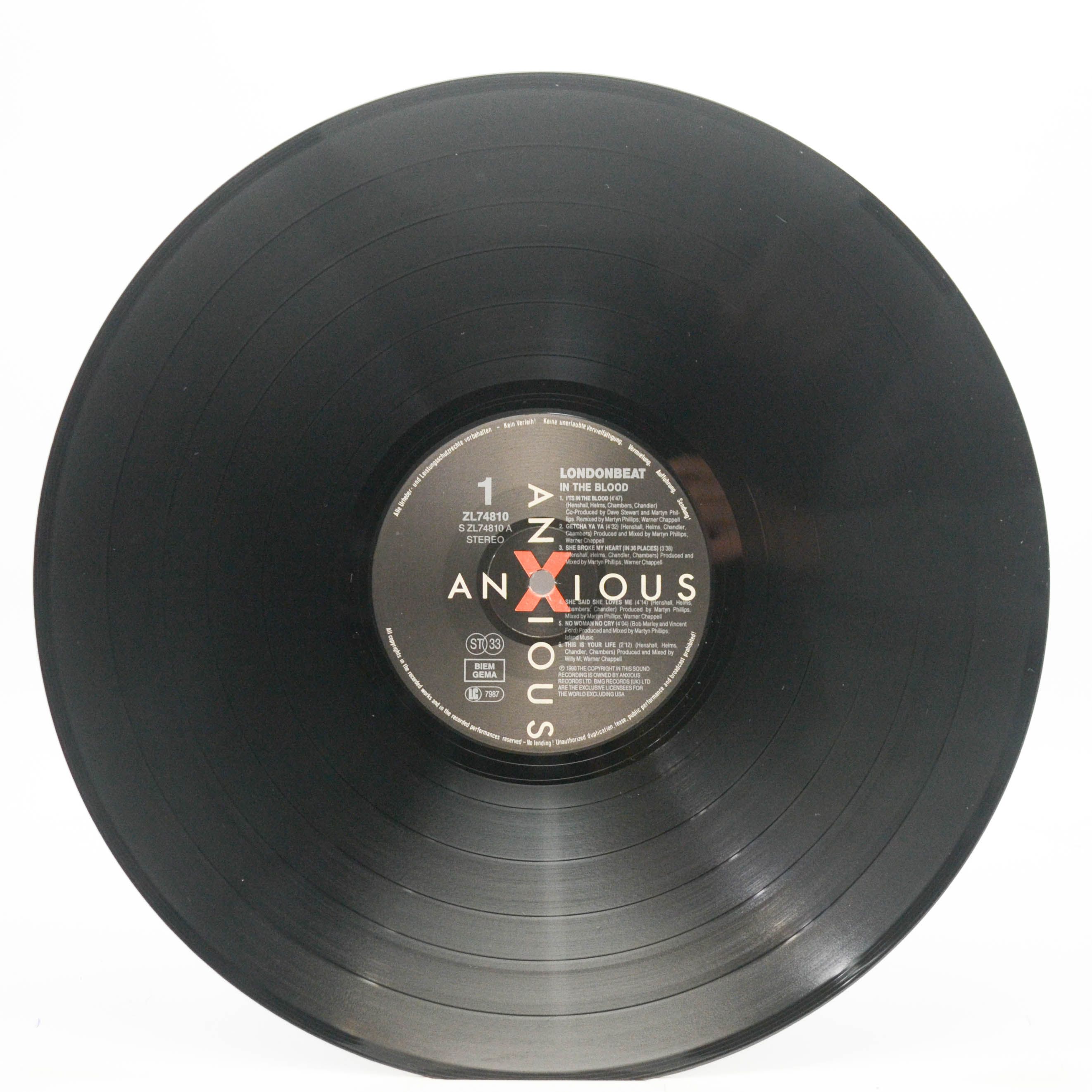 Londonbeat — In The Blood, 1990