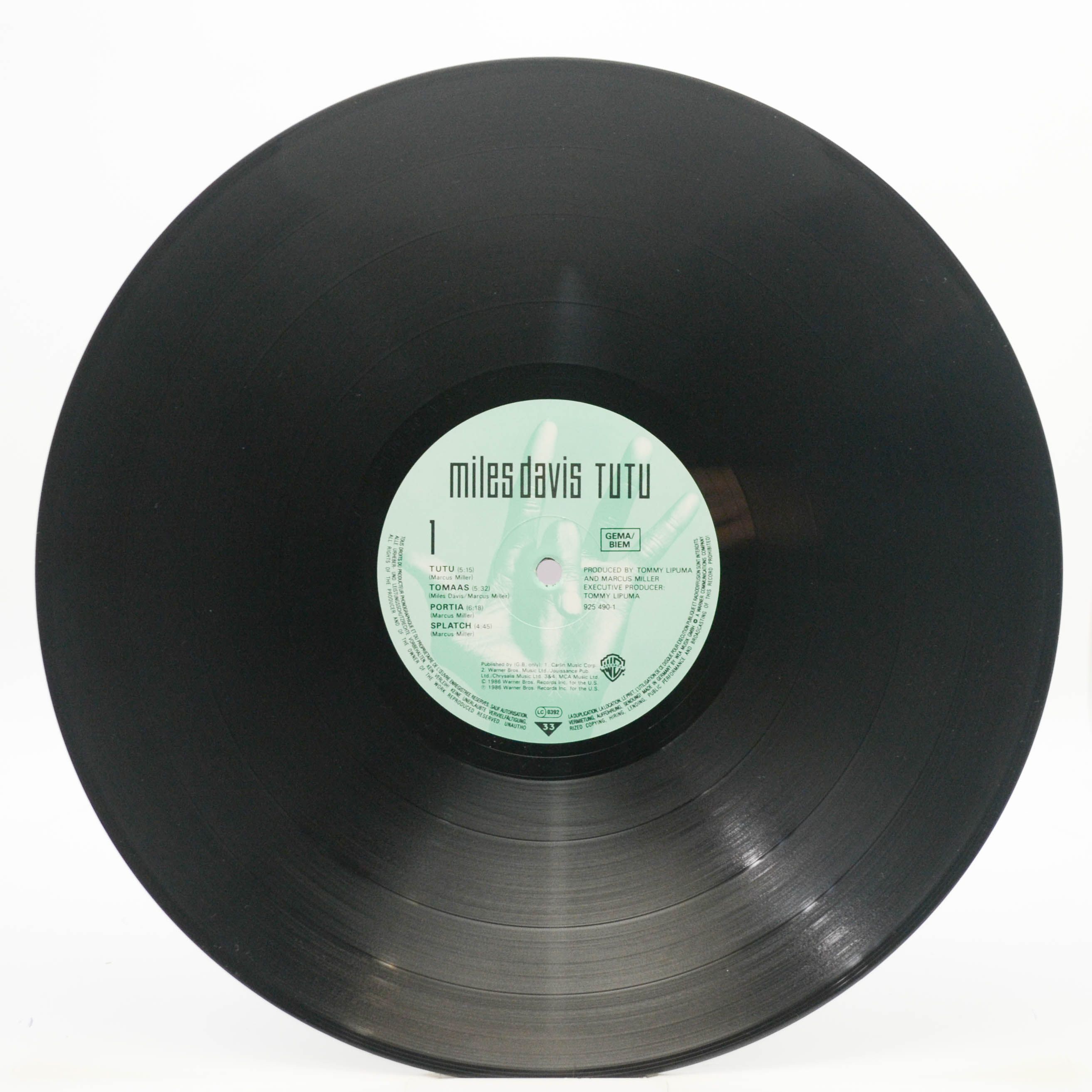 Miles Davis — Tutu, 1986