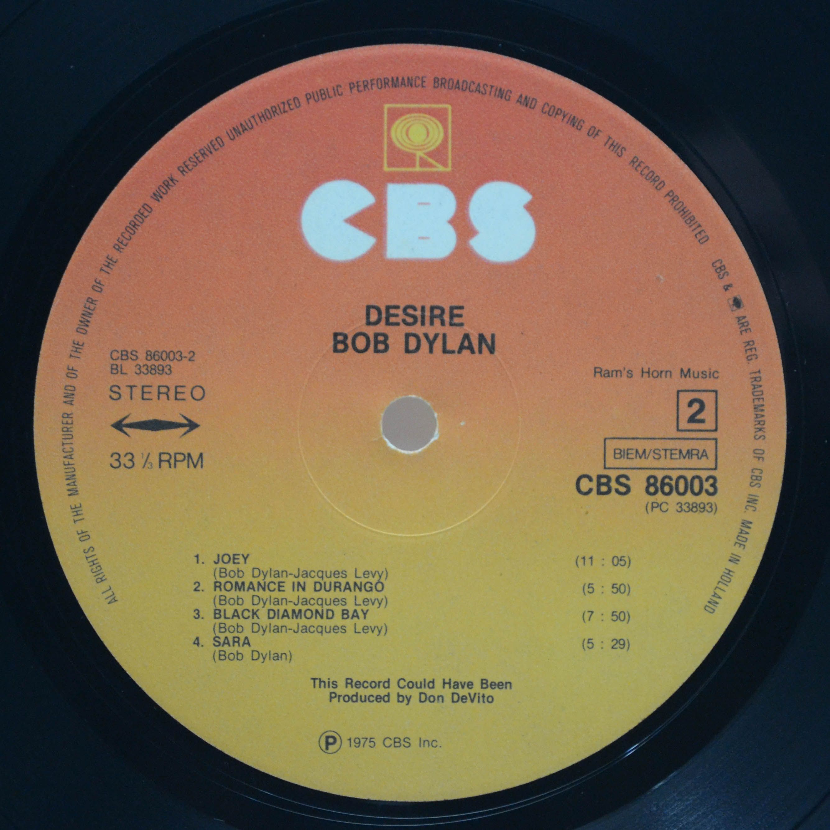 Bob Dylan — Desire, 1976